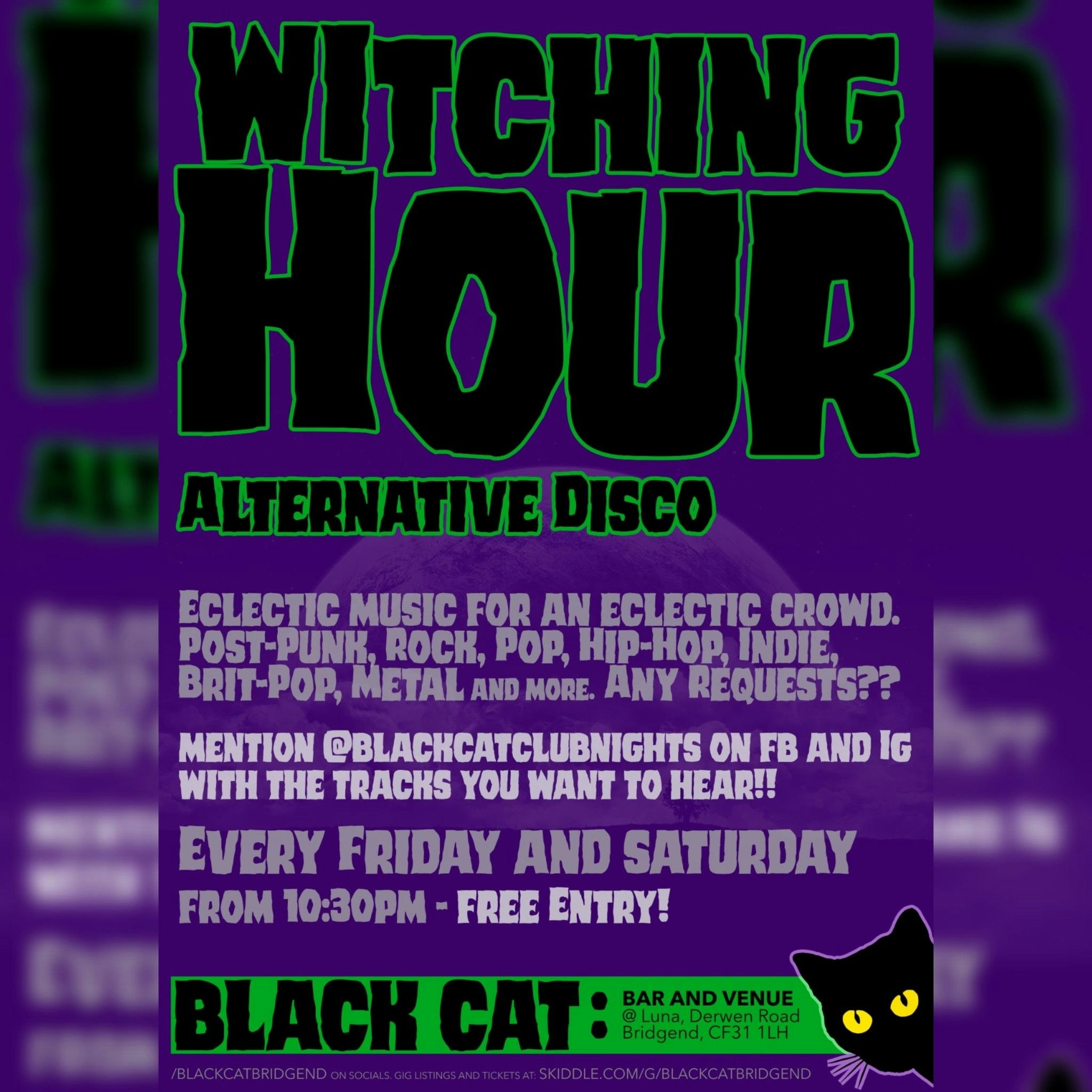 Witching Hour Alternative Club Night