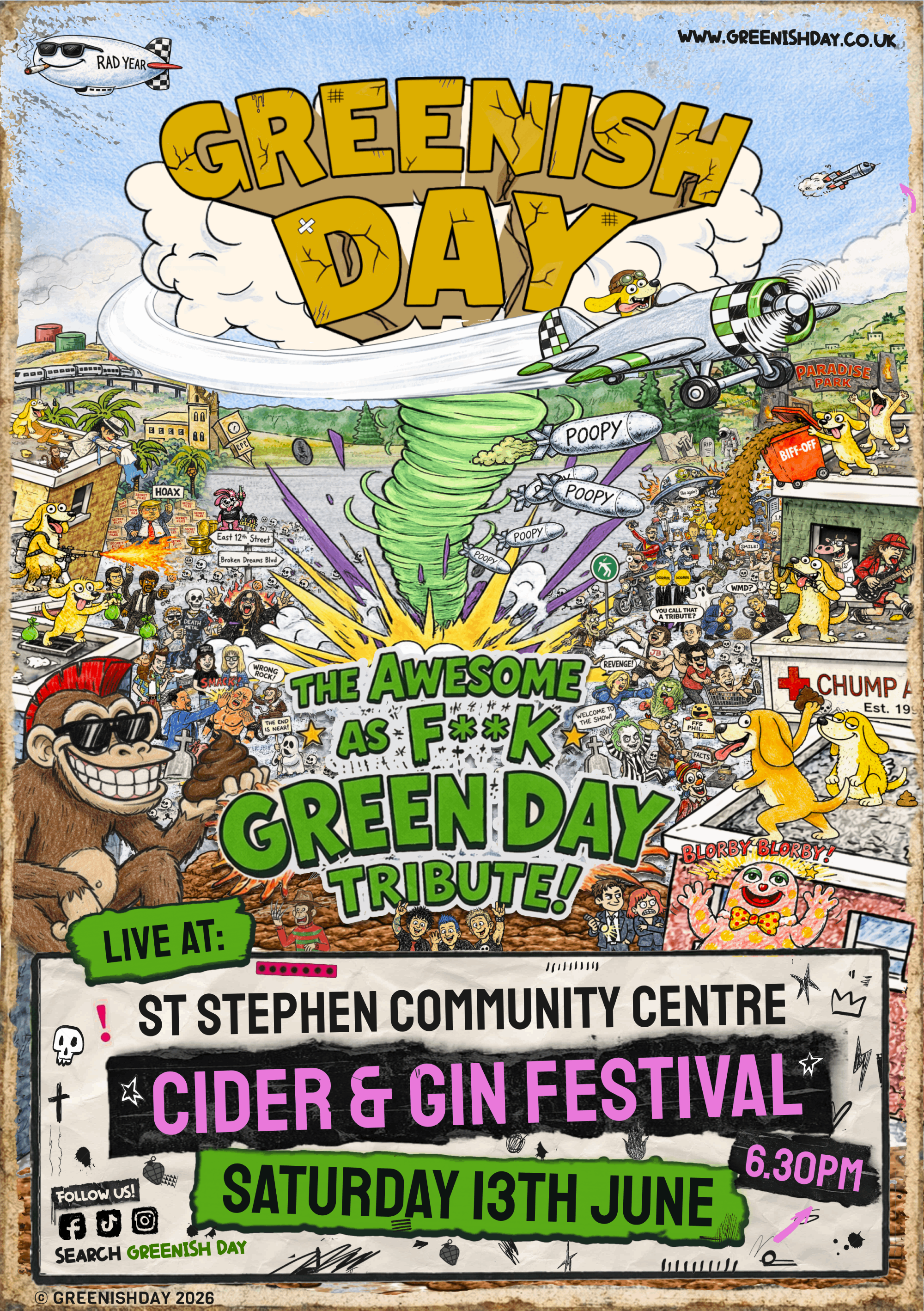 Green Day Tribute Live at St Stephen Beer Festival!