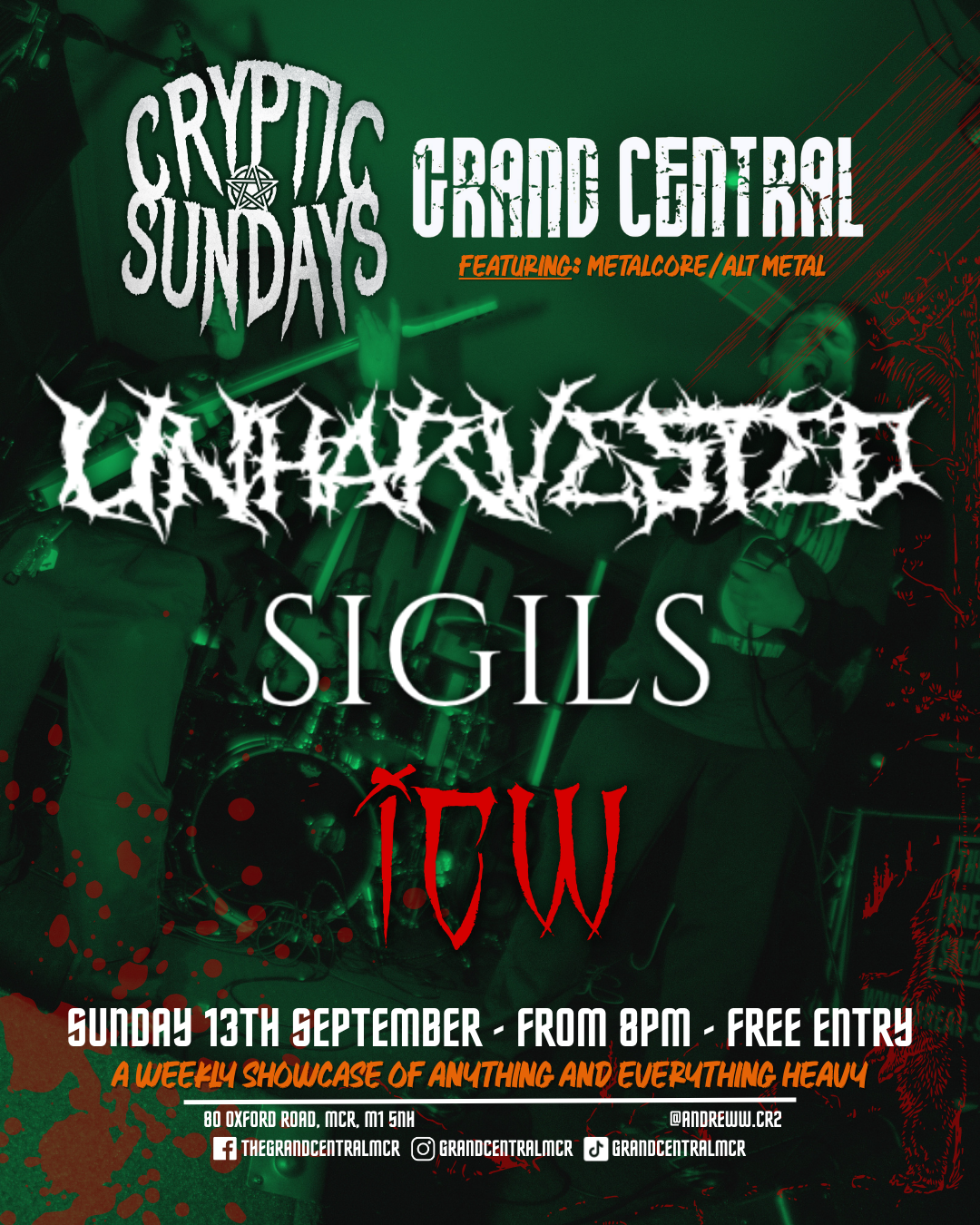 Picture of Undone Promotions presents Cryptic Sundays