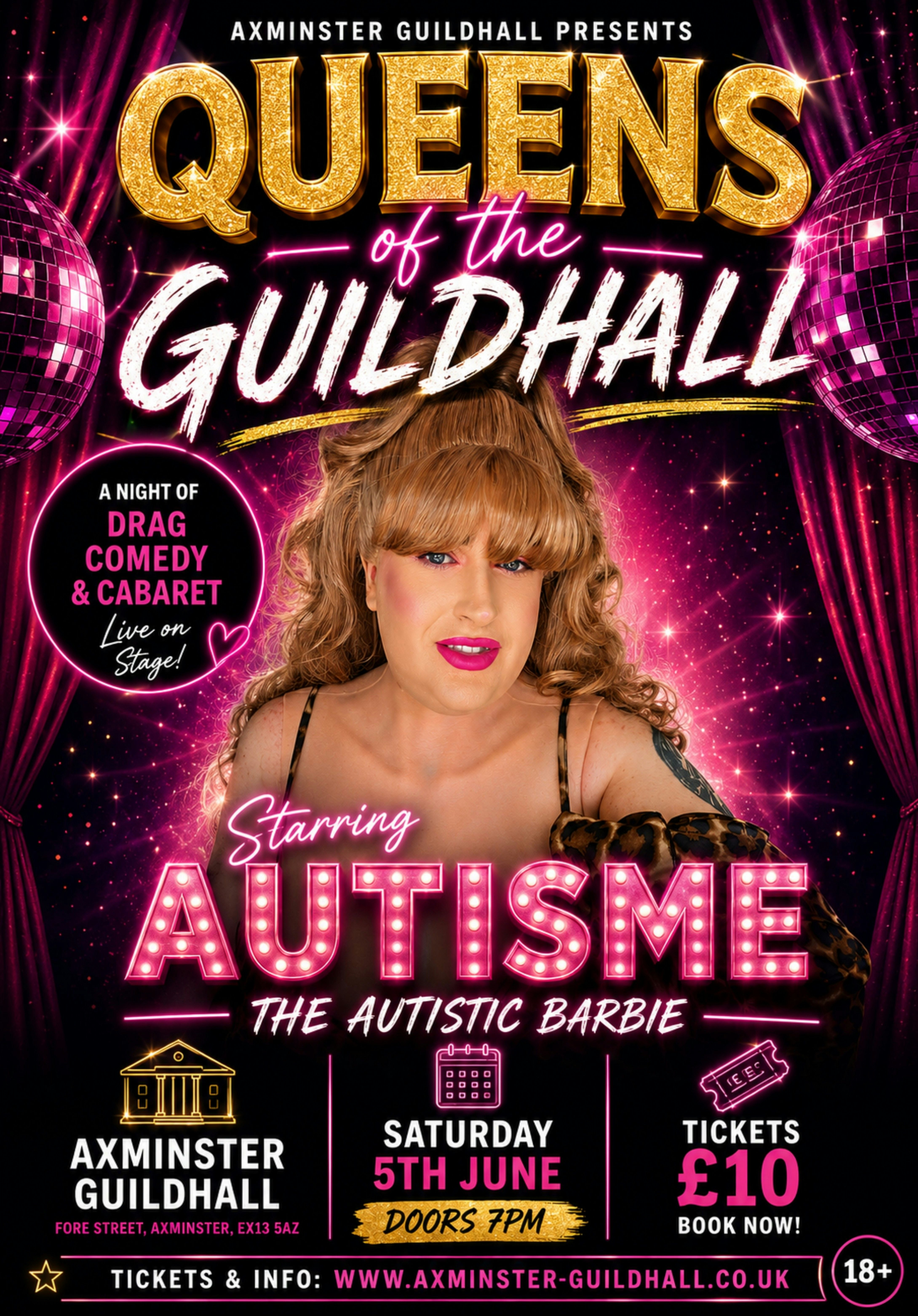 Picture of Queens of the Guildhall presents Autisme the Autistic Barbie