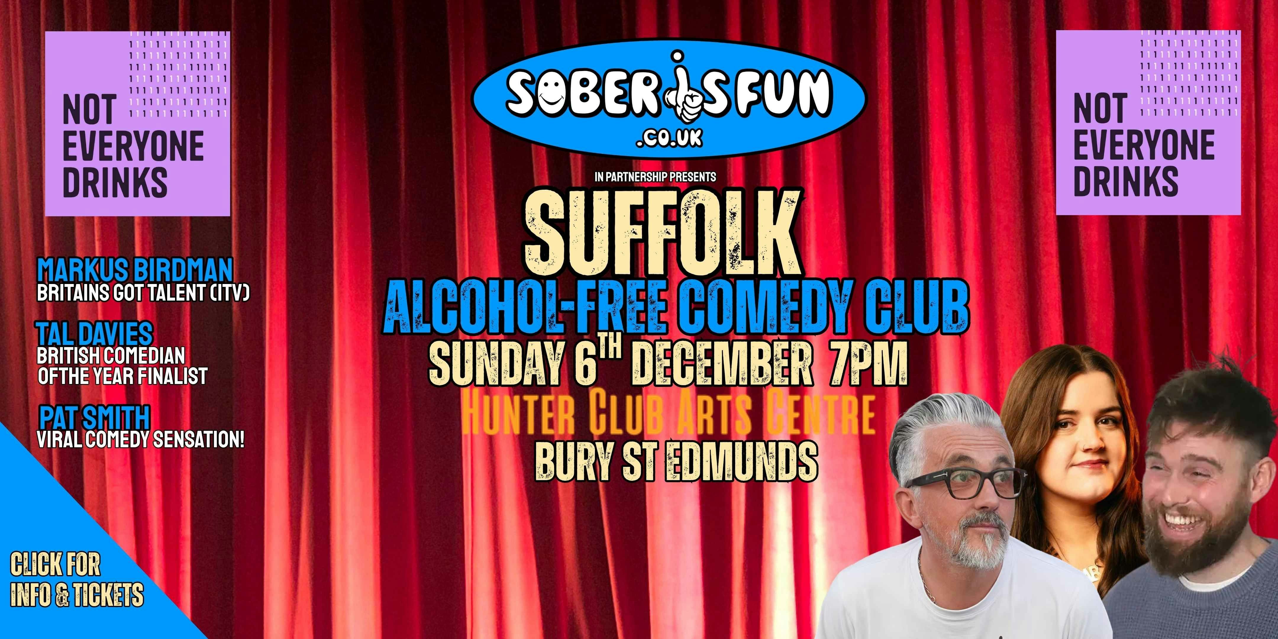 The Suffolk Alcohol-Free Comedy Club