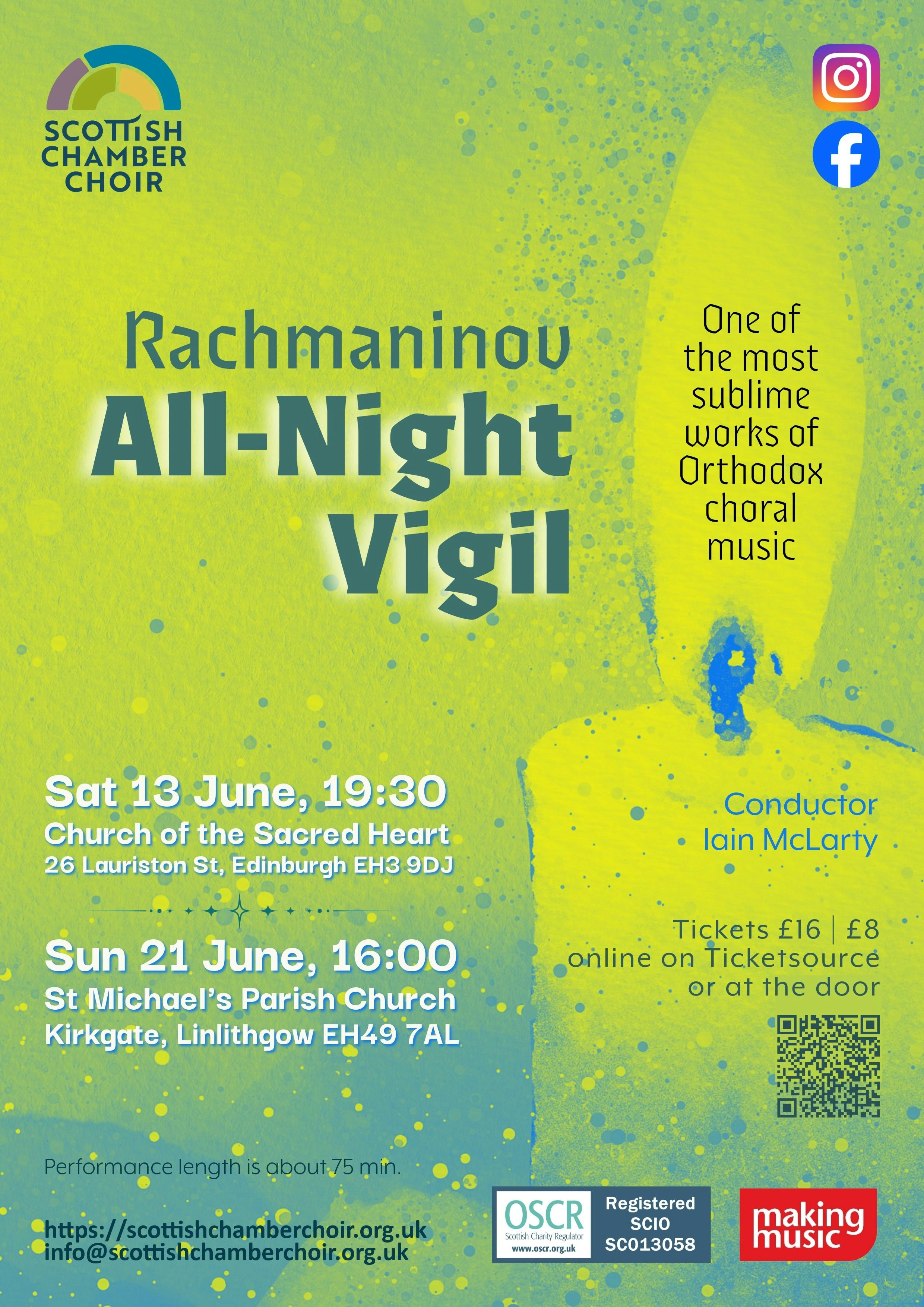 Picture of Rachmaninov's All-Night Vigil with the Scottish Chamber Choir