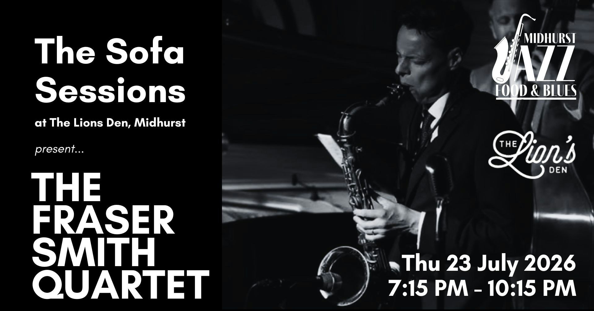 Picture of "The Sofa Sessions" at The Lion's Den Cafe: The Fraser Smith Quartet