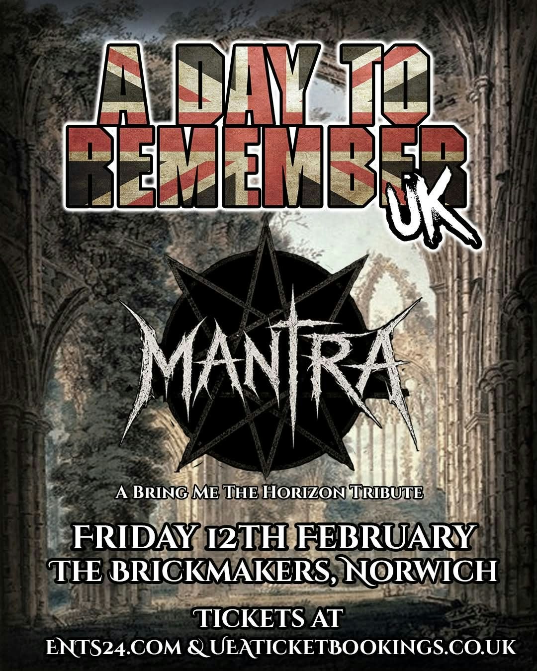Picture of ADTR UK  - The First and only A Day To Remember Tribute in the UK  plus Mantra - A Bring me the Horizon Tribute