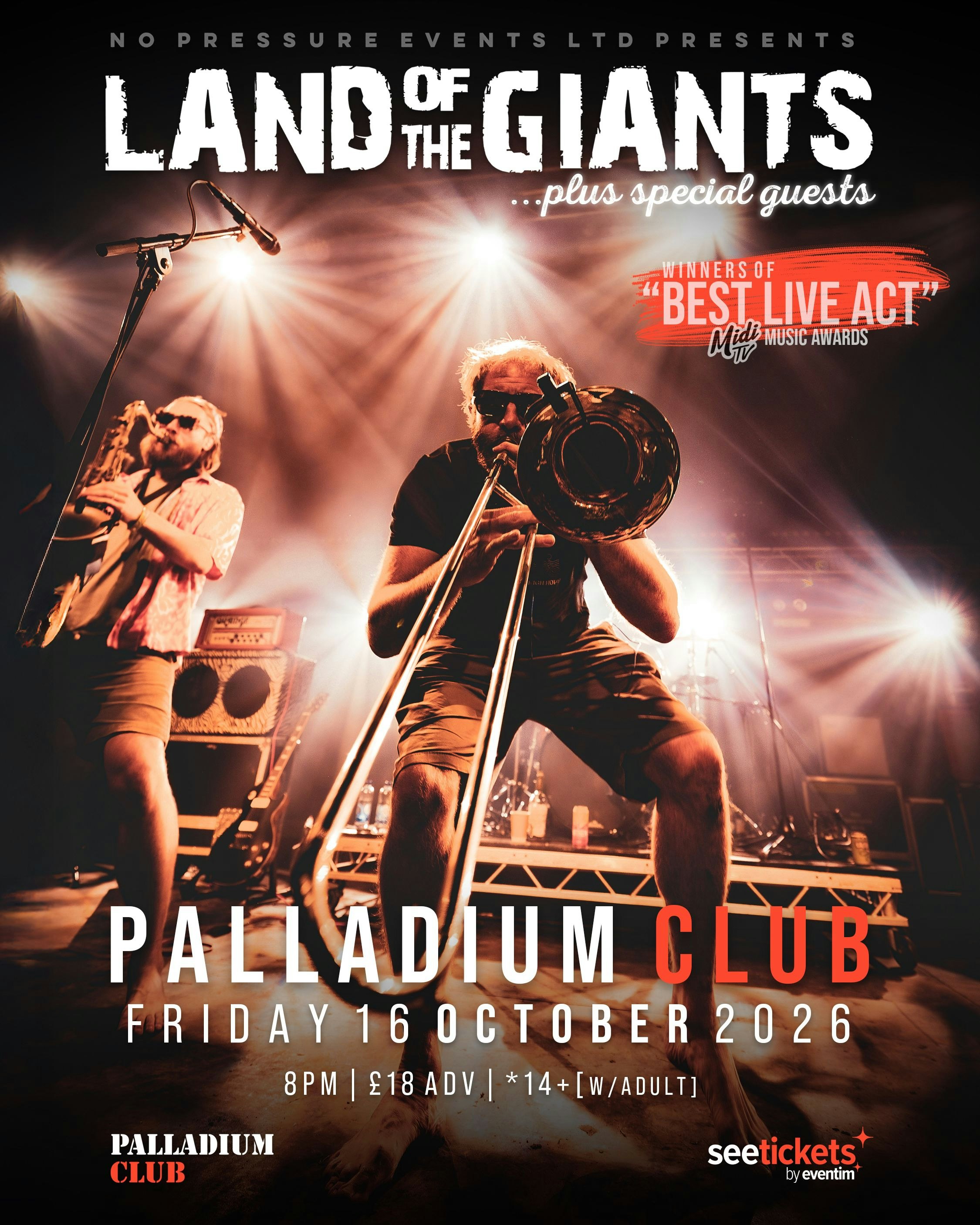 Land of the Giants @ The Palladium Club, Bideford, North Devon