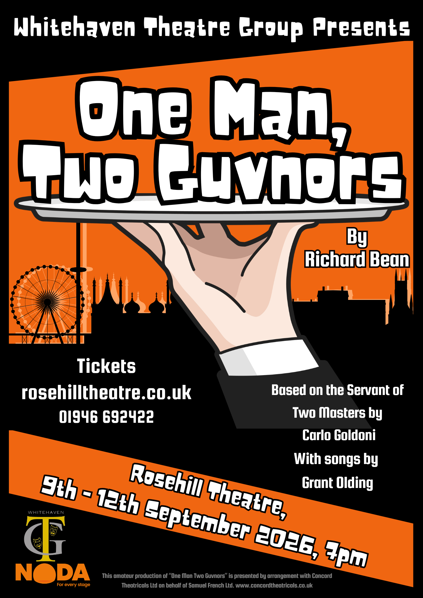 Whitehaven Theatre Group: One Man, Two Guvnors