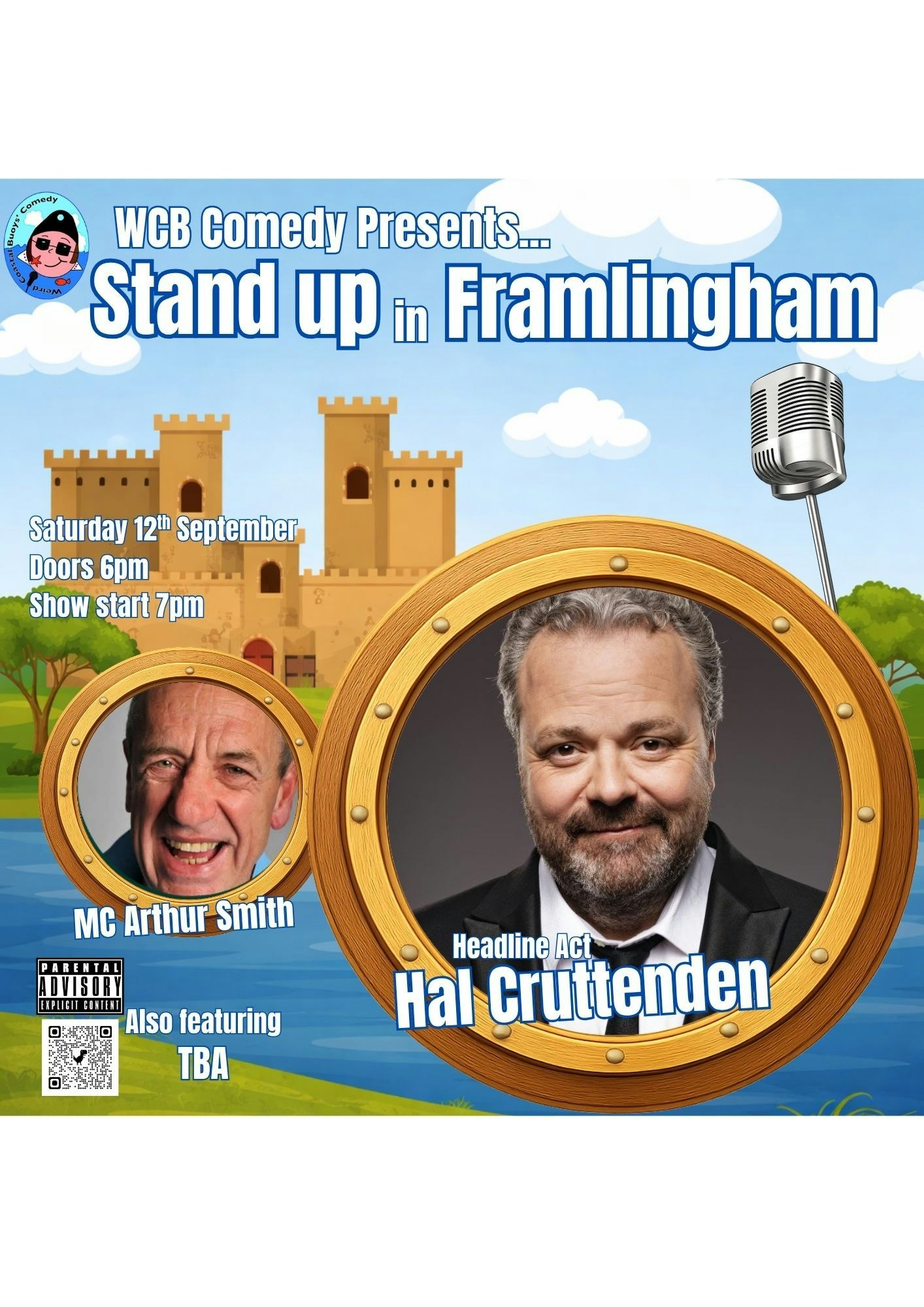 WCB Stand up in Framlingham with headliner Hal Cruttenden