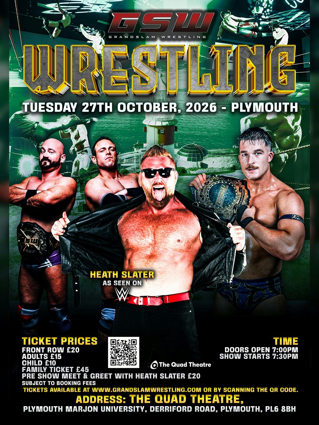 Picture of GrandSlam Wrestling Live in Plymouth with Former WWE Superstar Heath Slater