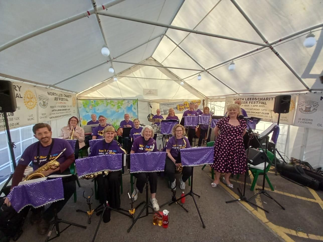 Stroke of Genius Big Band appearing at this event