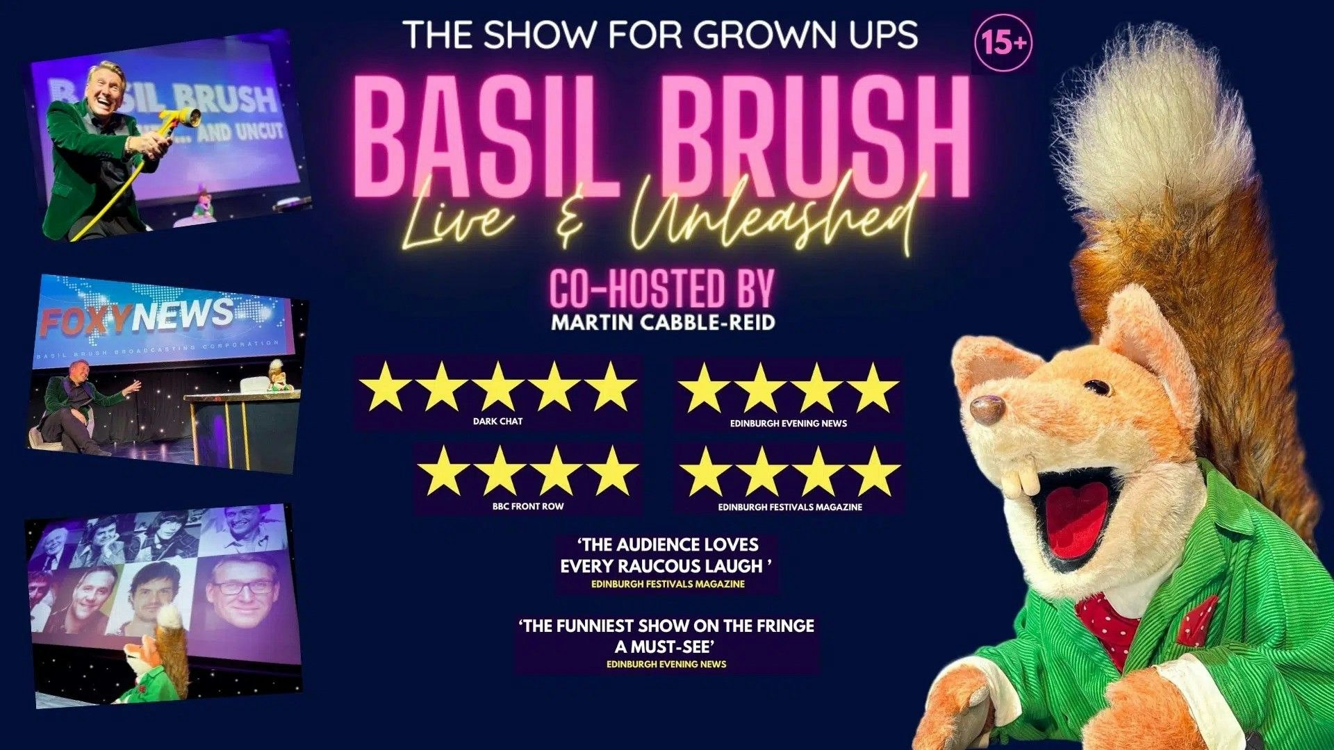 Basil Brush Unleashed Tickets at Taunton Brewhouse on 11th October 2024