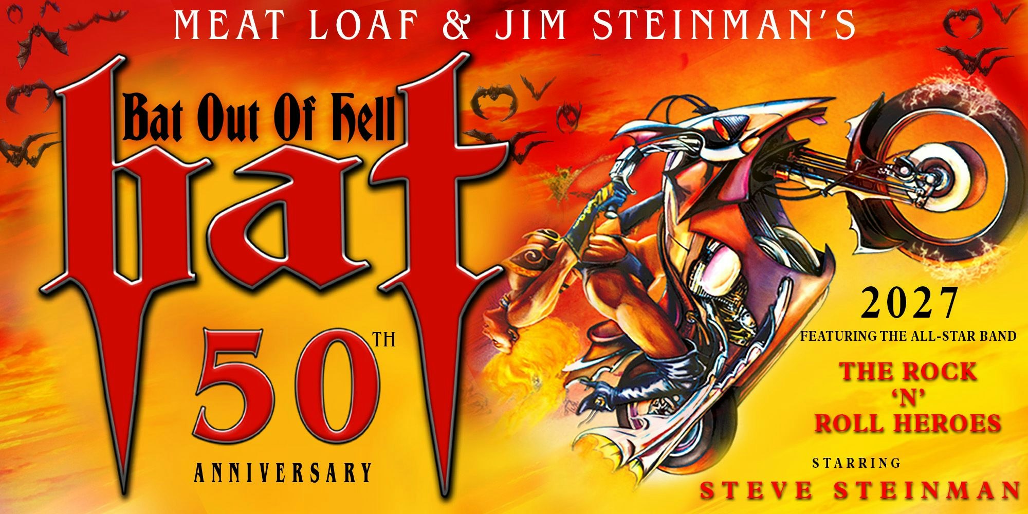 Steve Steinman's Bat! The Bat Out Of Hell 50th Anniversary Concert