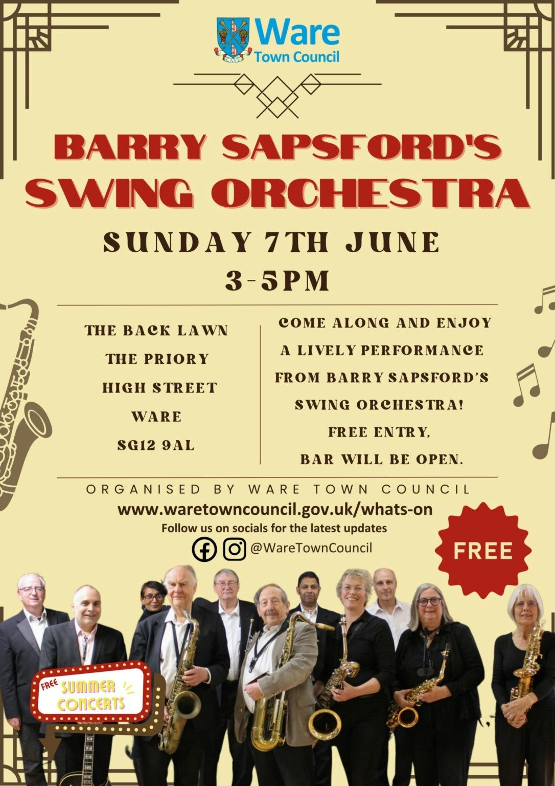 Picture of Barry Sapsford's Swing Orchestra
