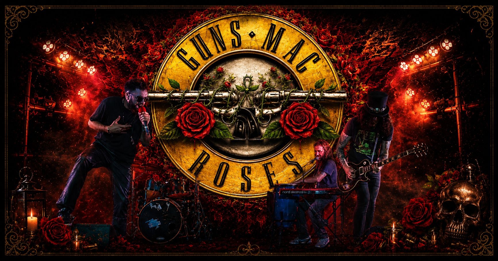 Picture of Guns Mac Roses Scotland's Tribute to Guns N' Roses