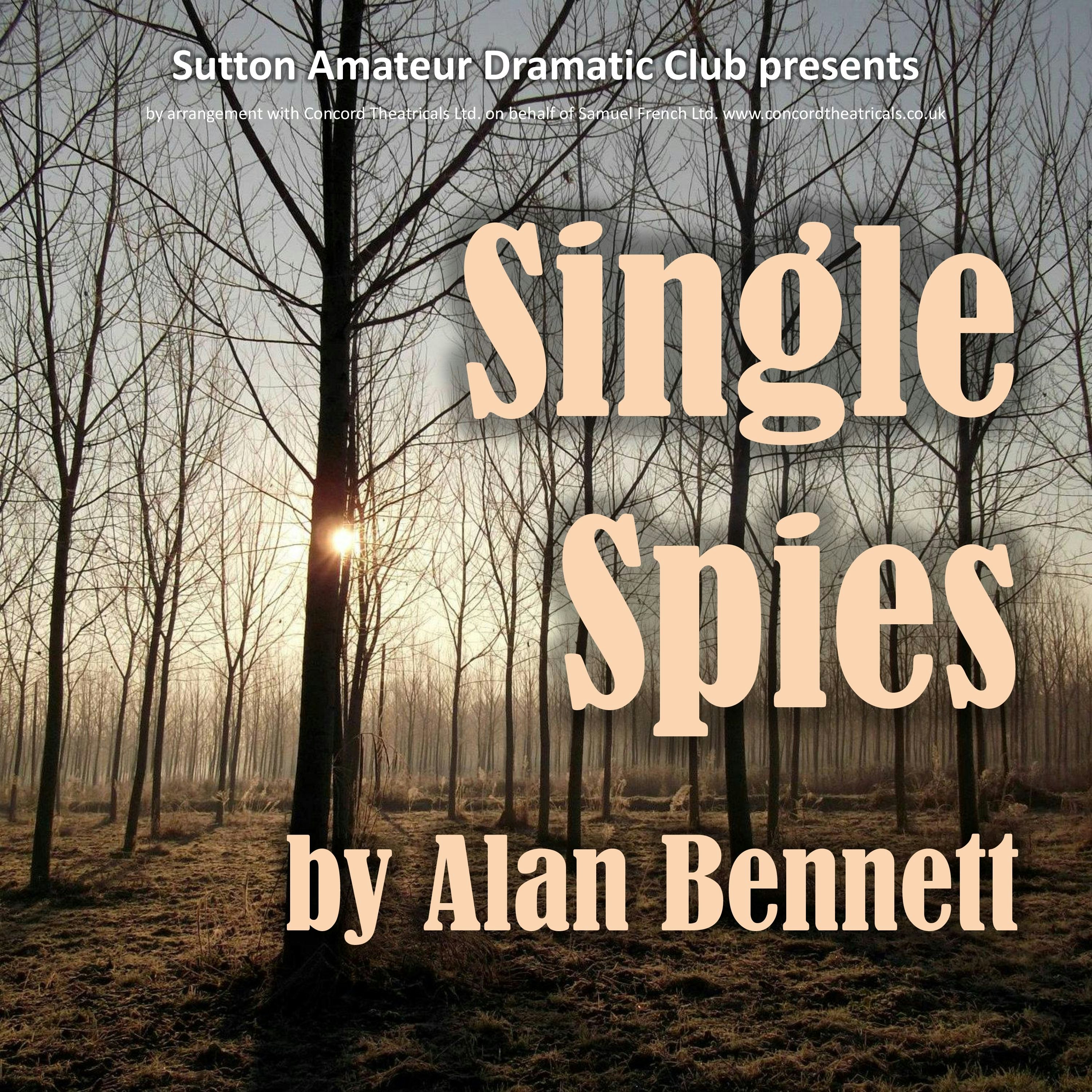 Single Spies by Alan Bennett