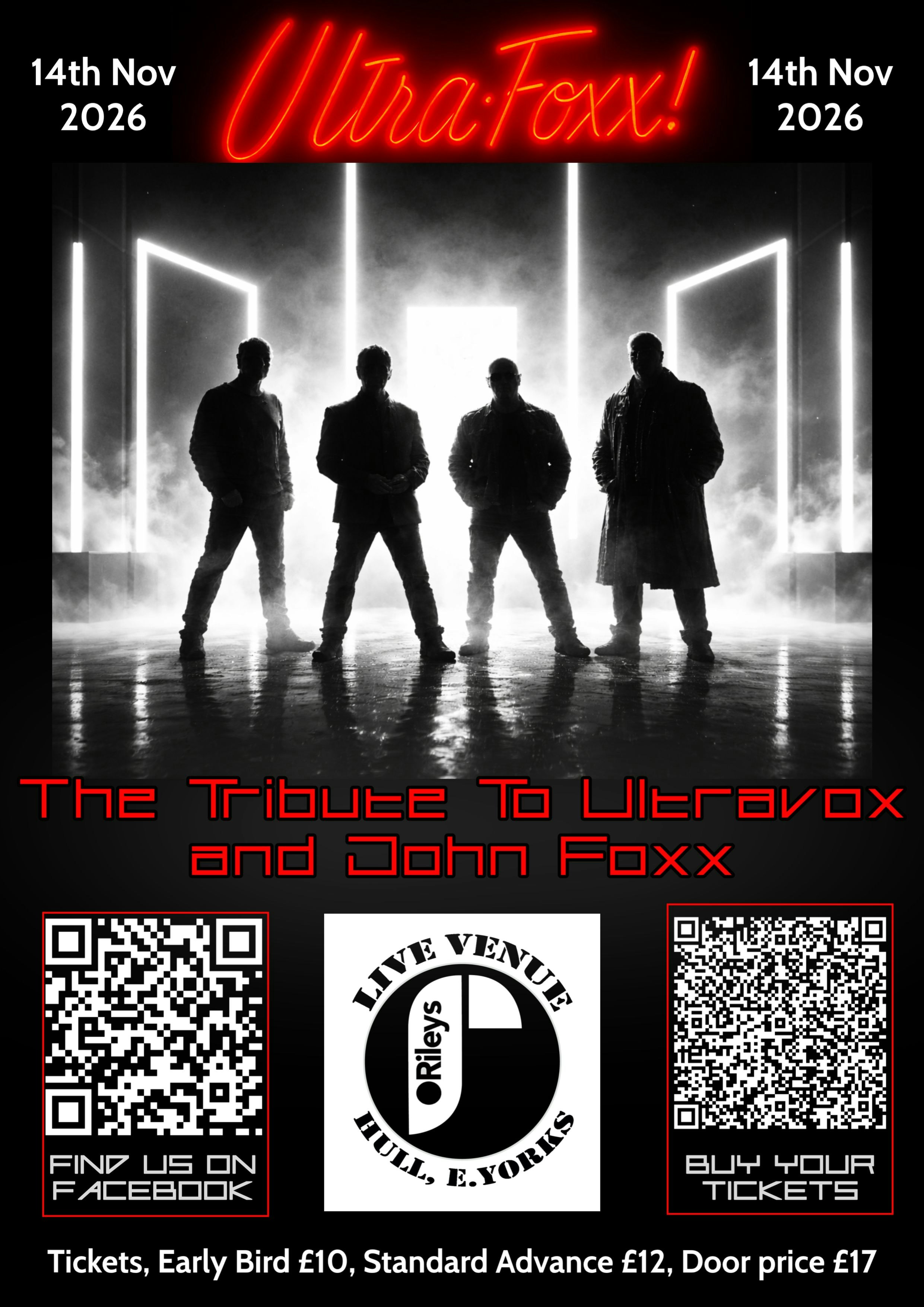 Picture of ULTRA:Foxx - Tribute Band to the music of Ultravox and John Foxx