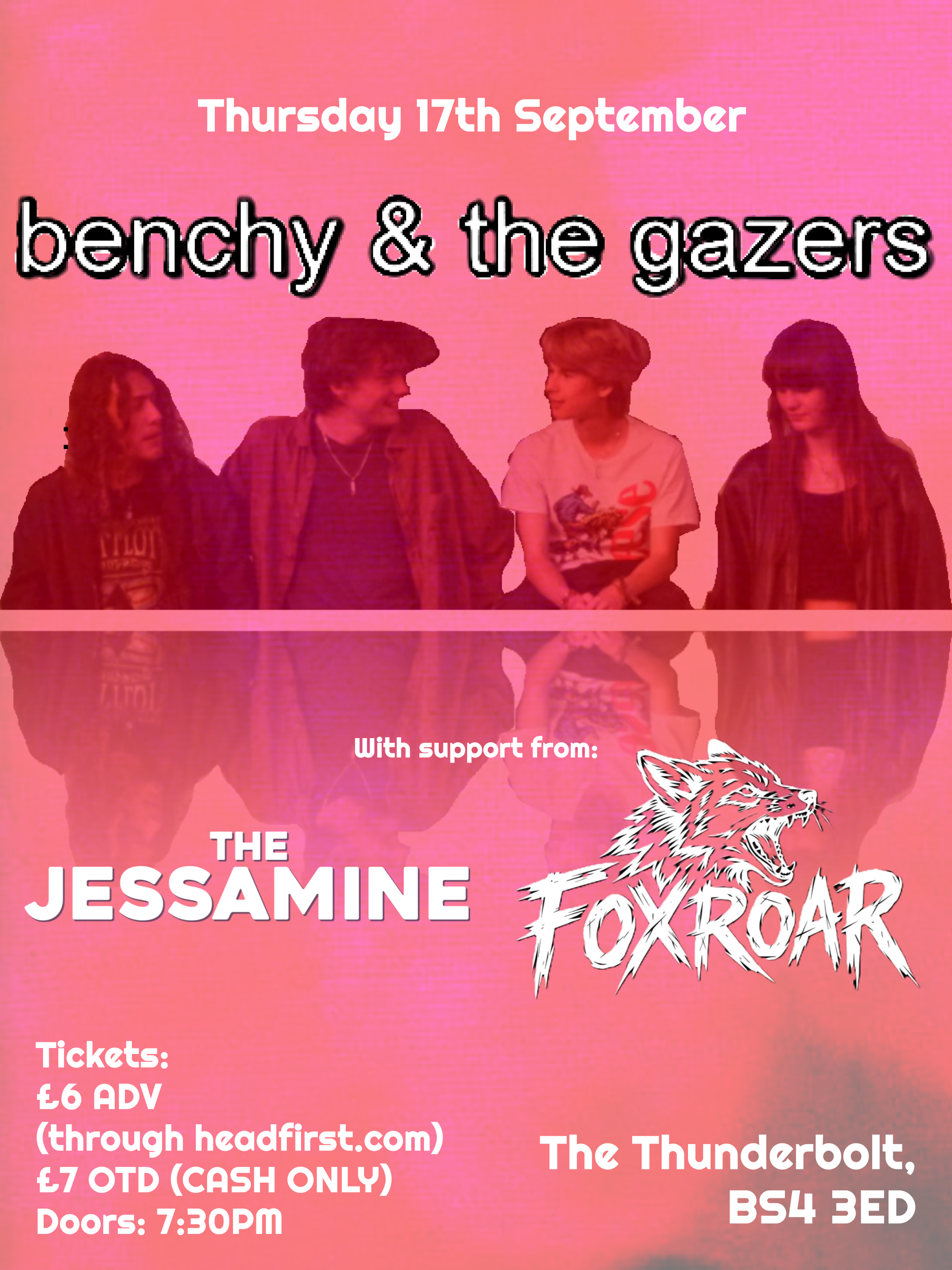 Picture of BENCHY AND THE GAZERS + The Jessamine + FoxRoar