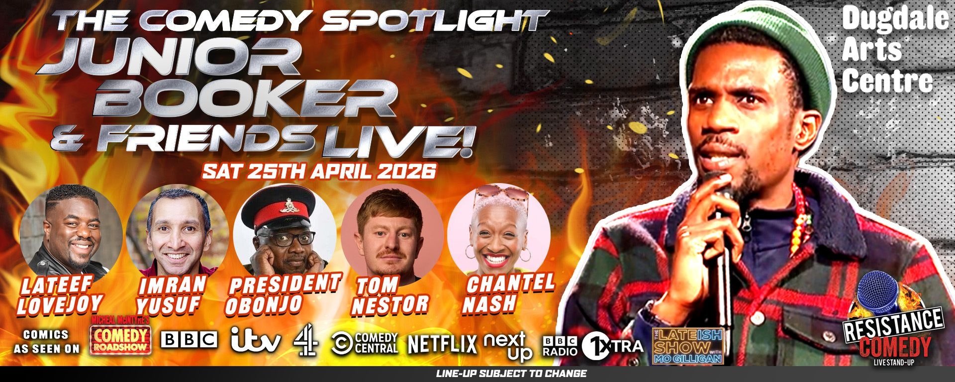 Resistance Comedy: Spotlight Series with Junior Booker