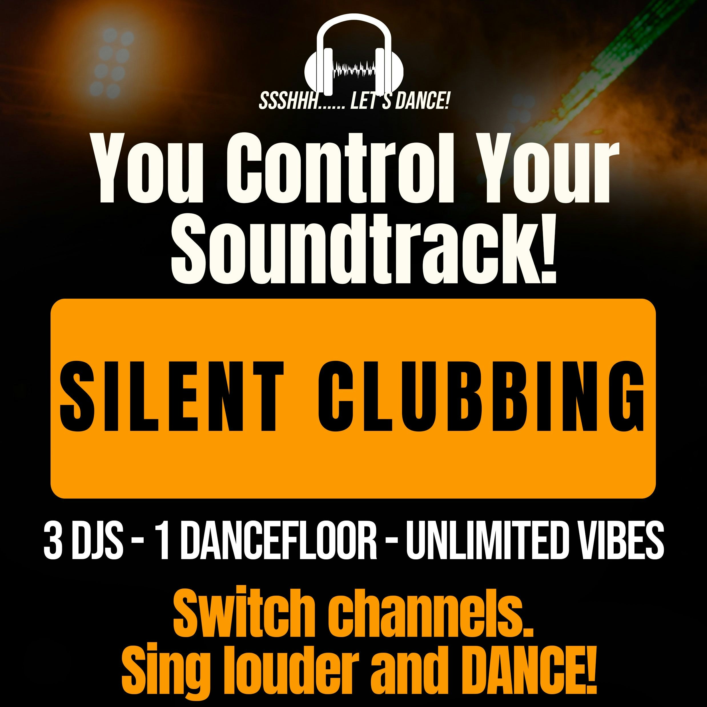 Silent Clubbing - Pop up Silent Discos