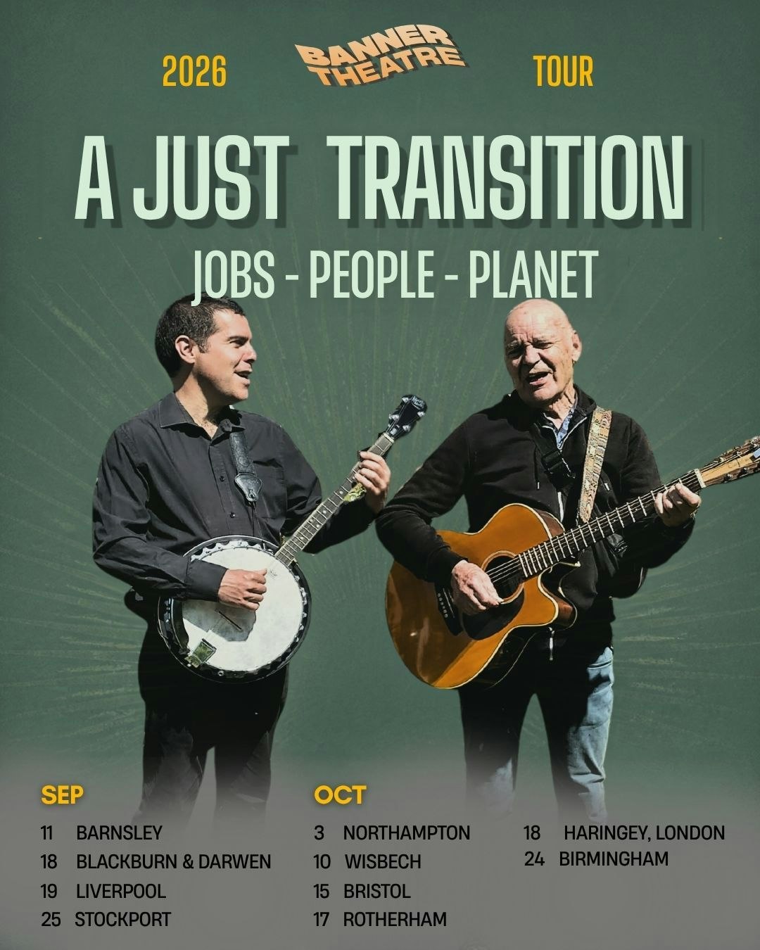 A Just Transition: Jobs, People, Planet