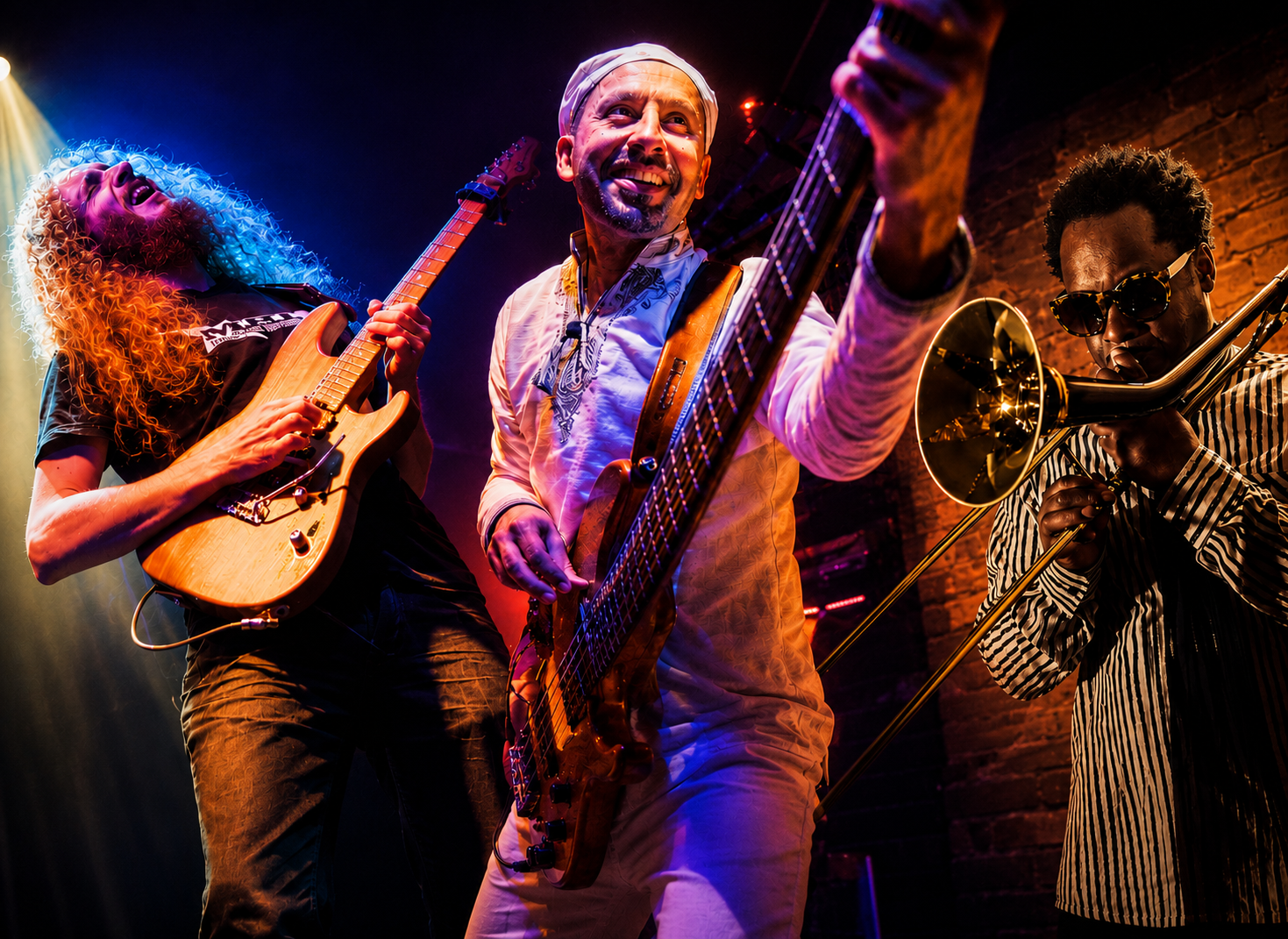 Picture of Shez Raja featuring Guthrie Govan & Dennis Rollins