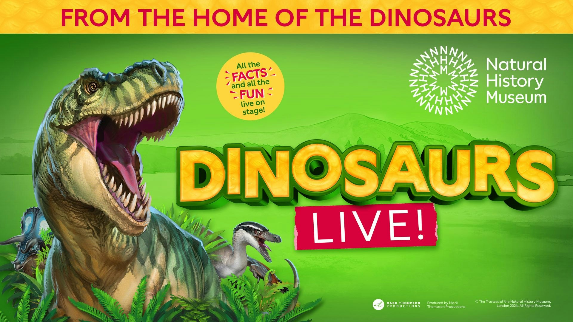 Natural History Museum presents Dinosaurs Live