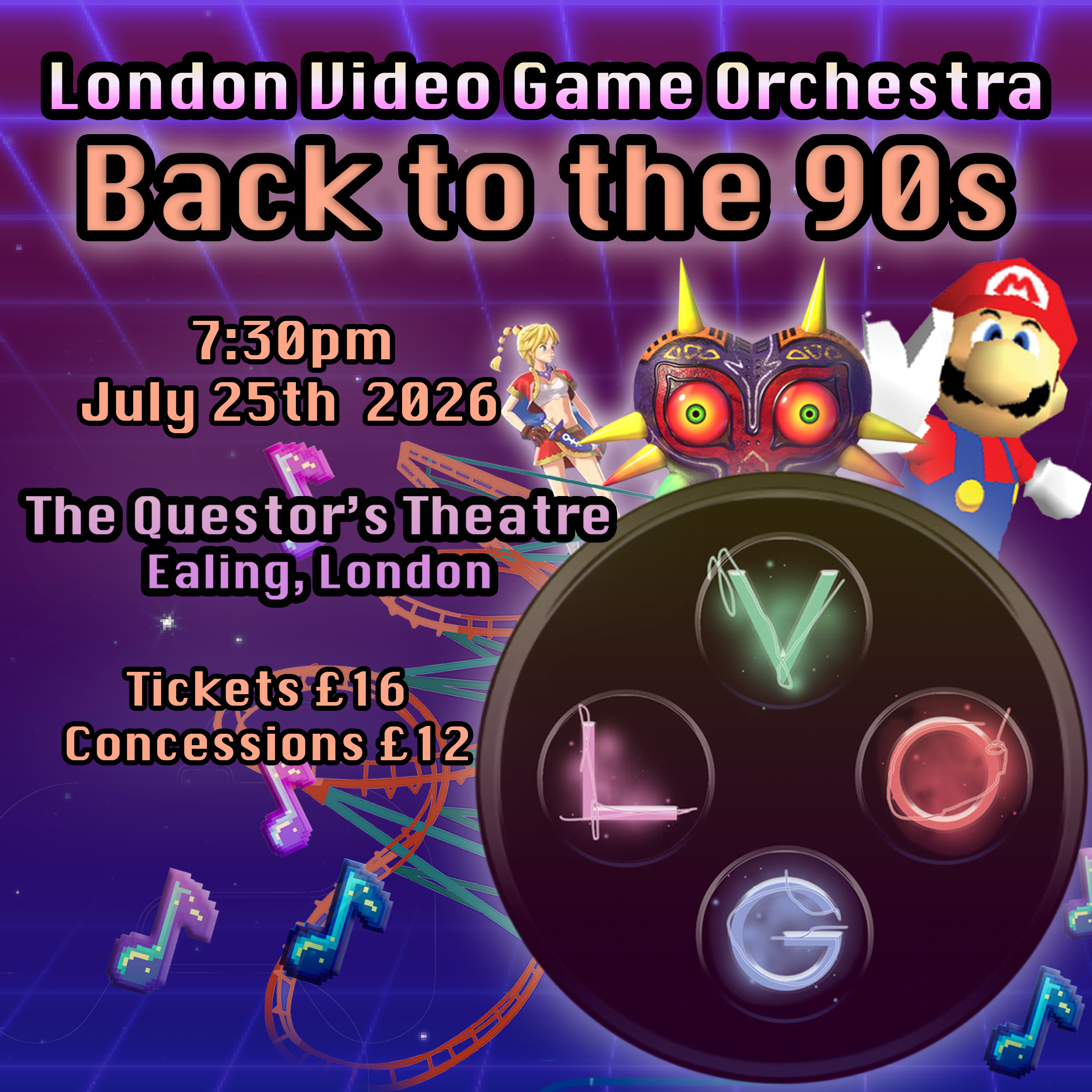 Picture of Back to the 90s with the London Video Game Orchestra