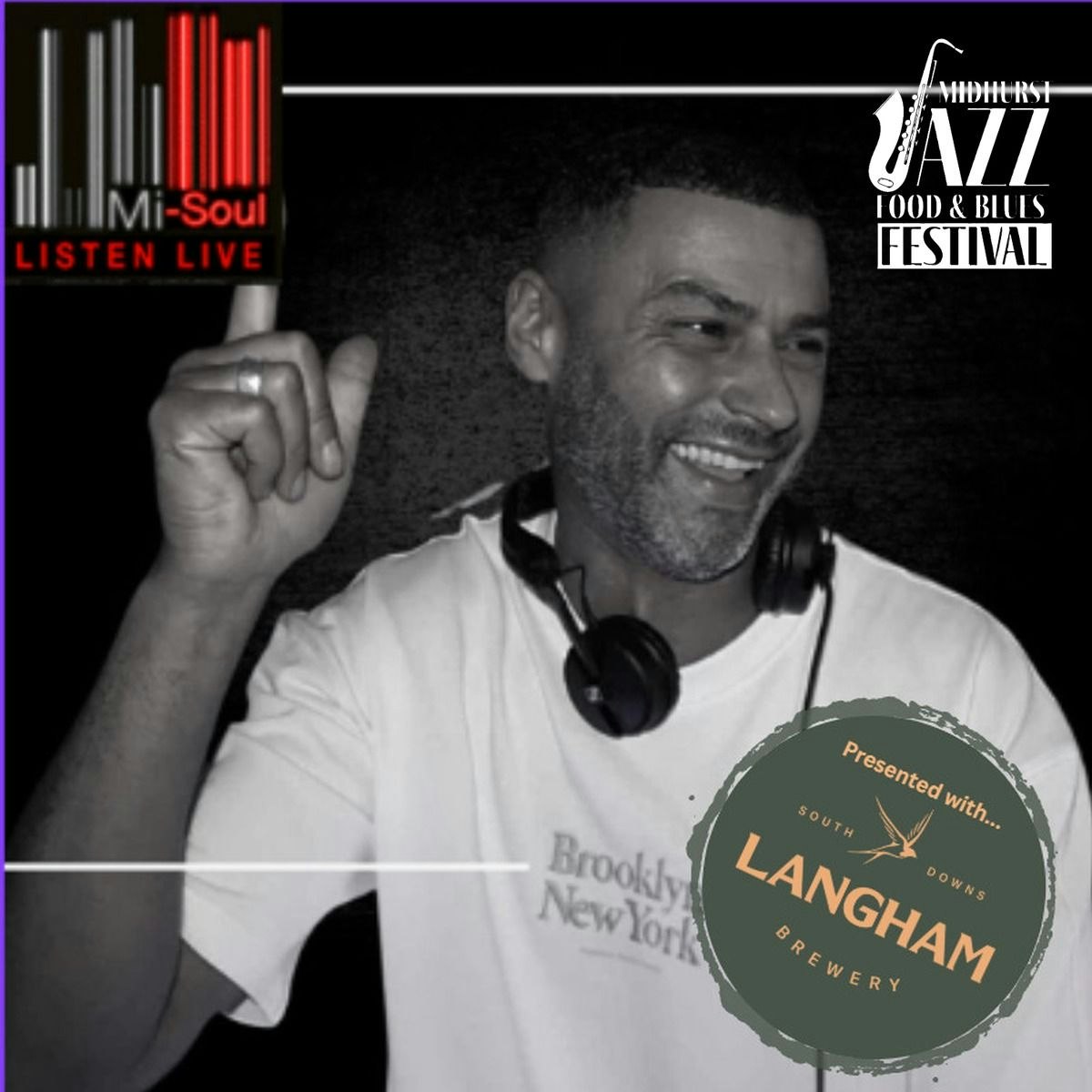 The Festival Party! DJ Craig Williams (Mi-Soul Radio) plus live sax and percussion