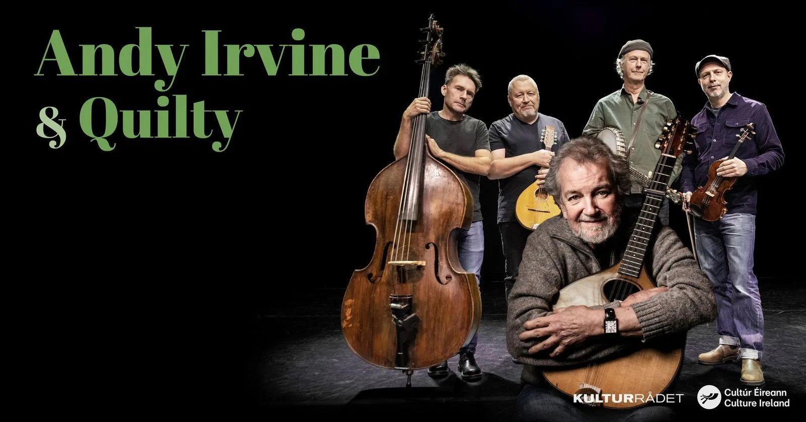 Picture of Andy Irvine with Quilty