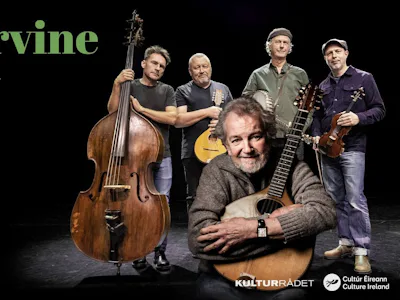 Picture of Andy Irvine with Quilty