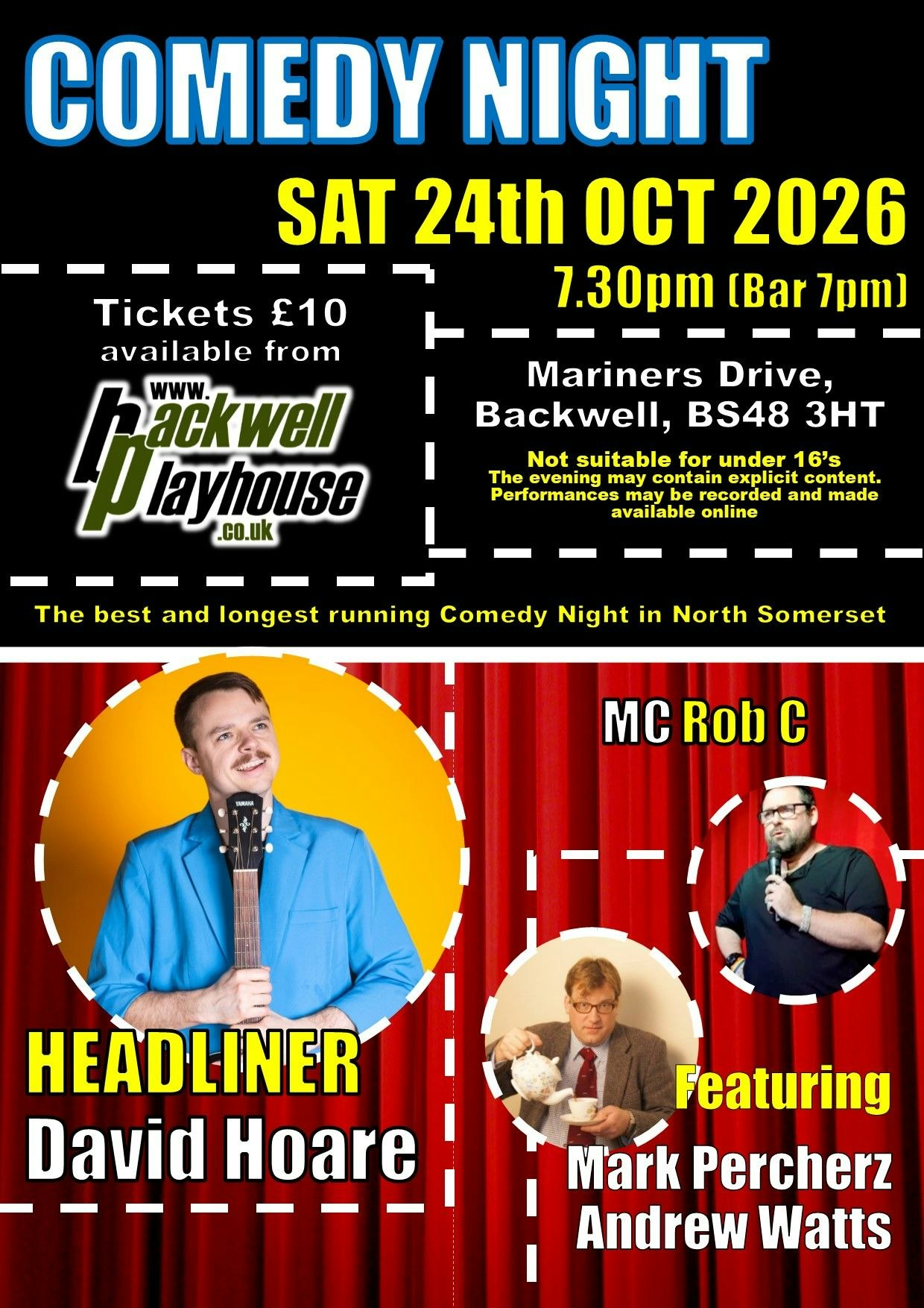 Backwell Playhouse Comedy Night