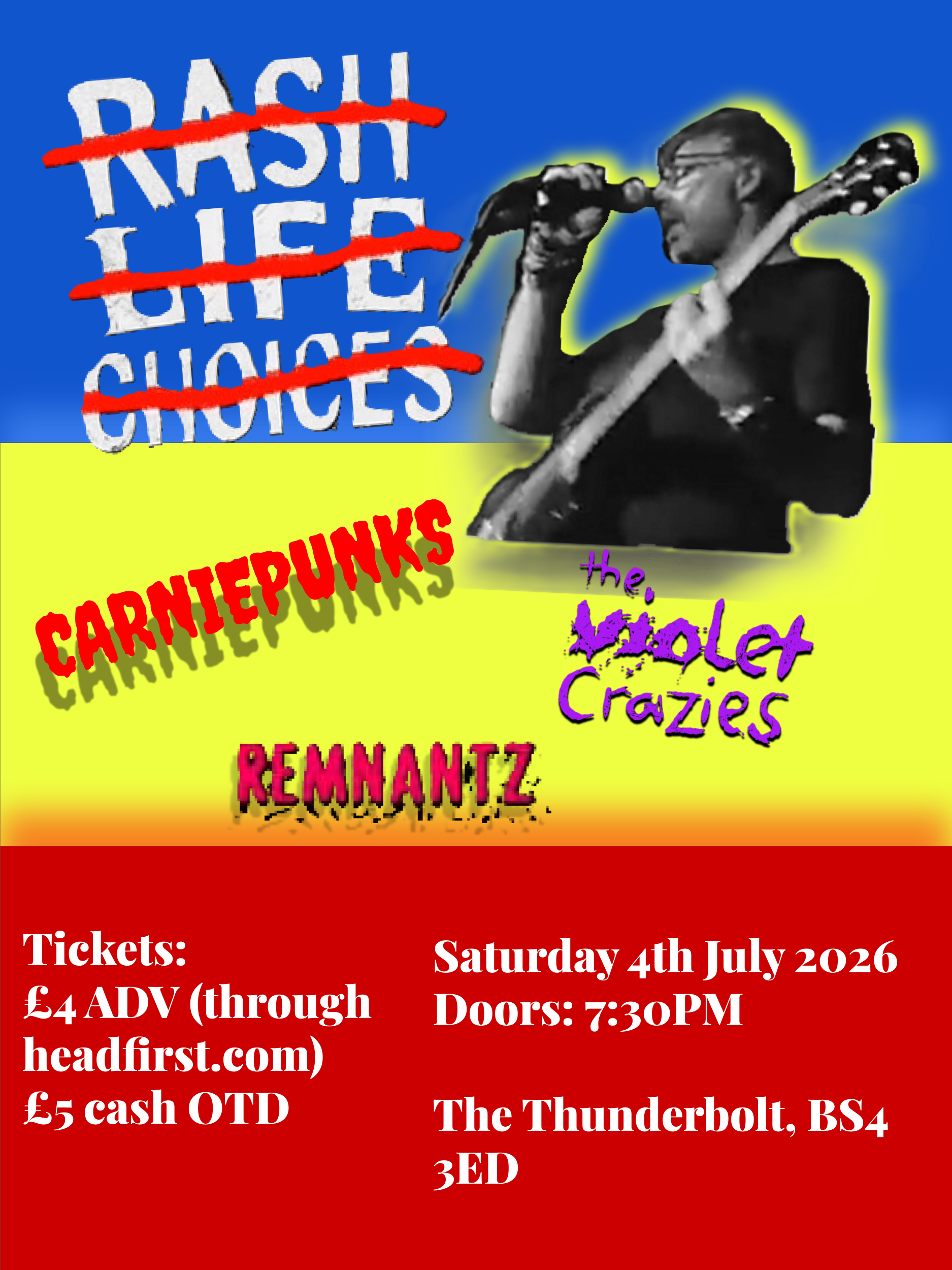 Picture of RASH LIFE CHOICES + Carniepunks + Violet Crazies + Remnantz