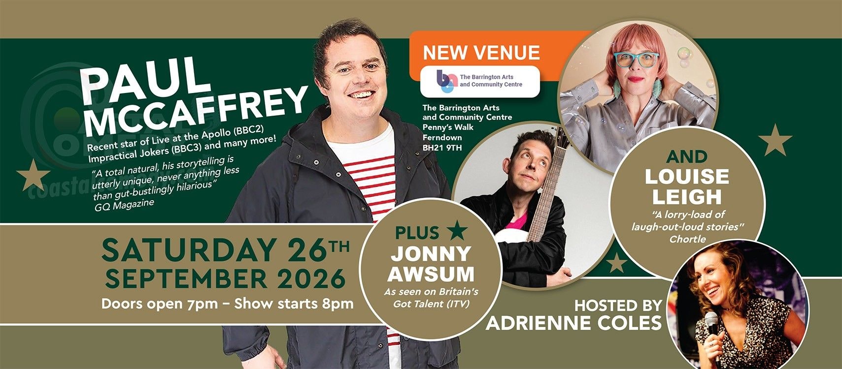 The Coastal Comedy Show with Paul McCaffrey