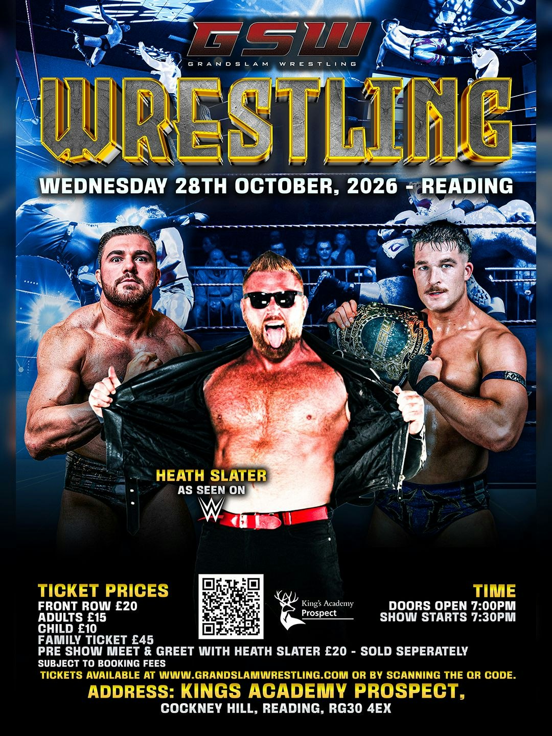 Picture of GrandSlam Wrestling Live in Reading with Former WWE Superstar Heath Slater
