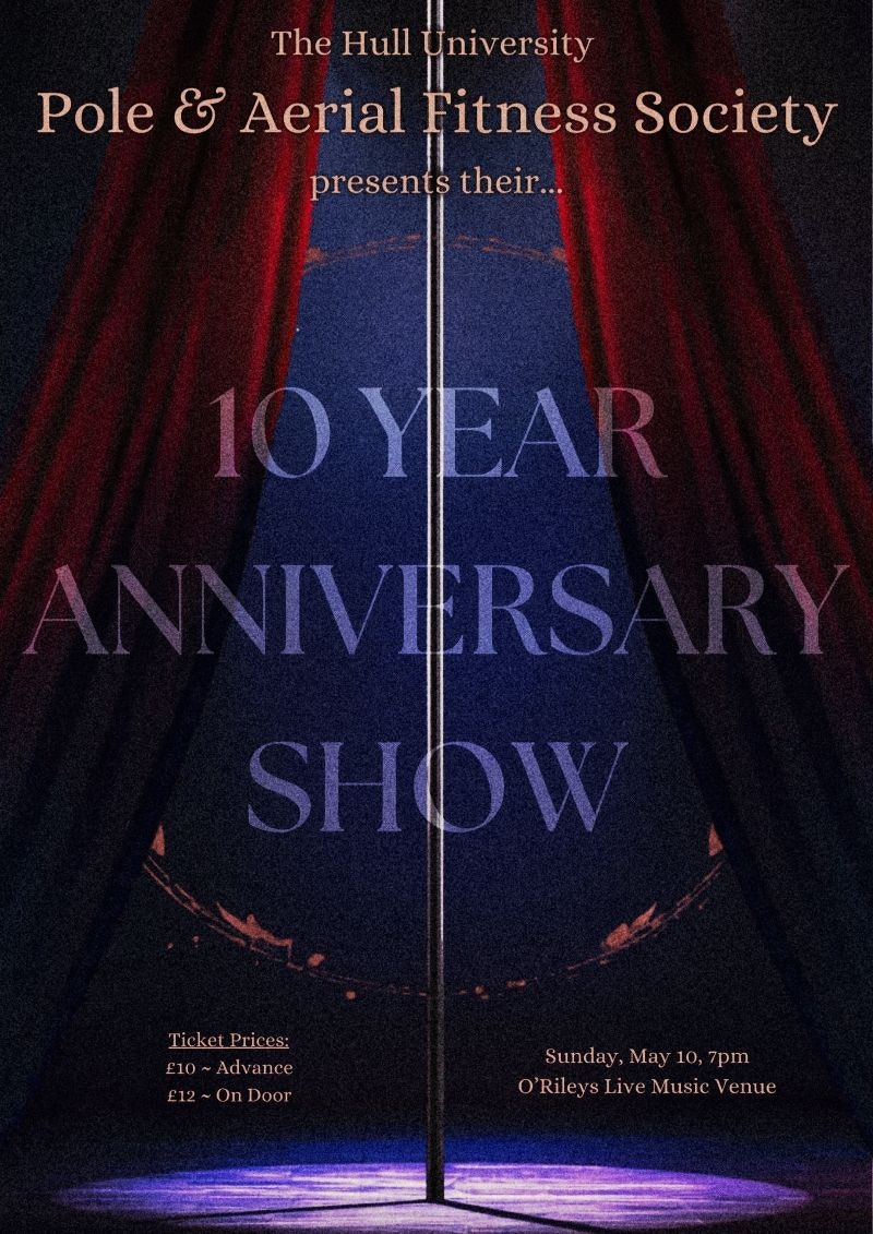 Hull University Pole Fitness Society end of year show