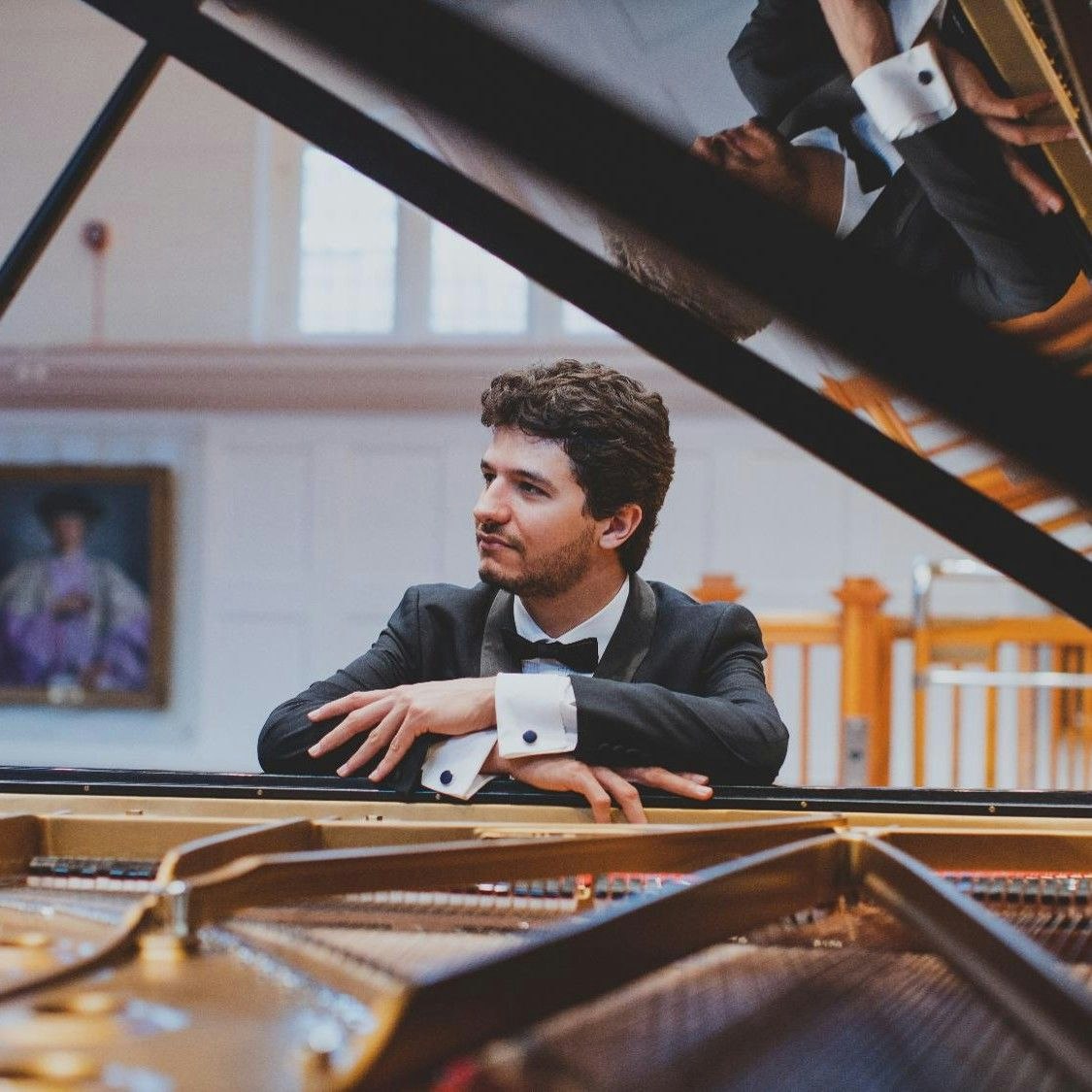 Picture of RAFAEL RUIZ piano with guest artist Clélia Iruzun piano.​  Presented by Poliphonia