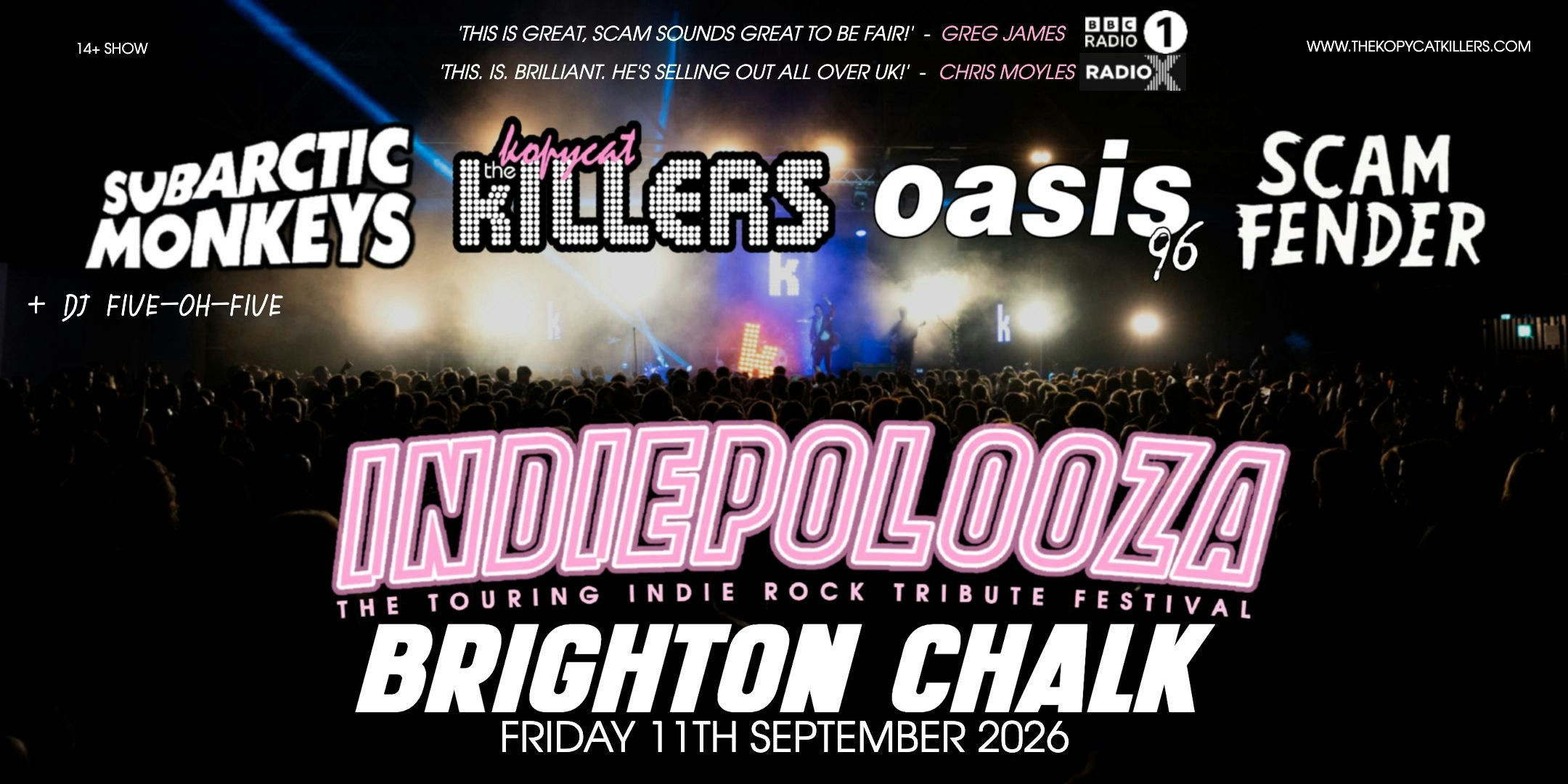 Indiepalooza - 4 Tributes Festival