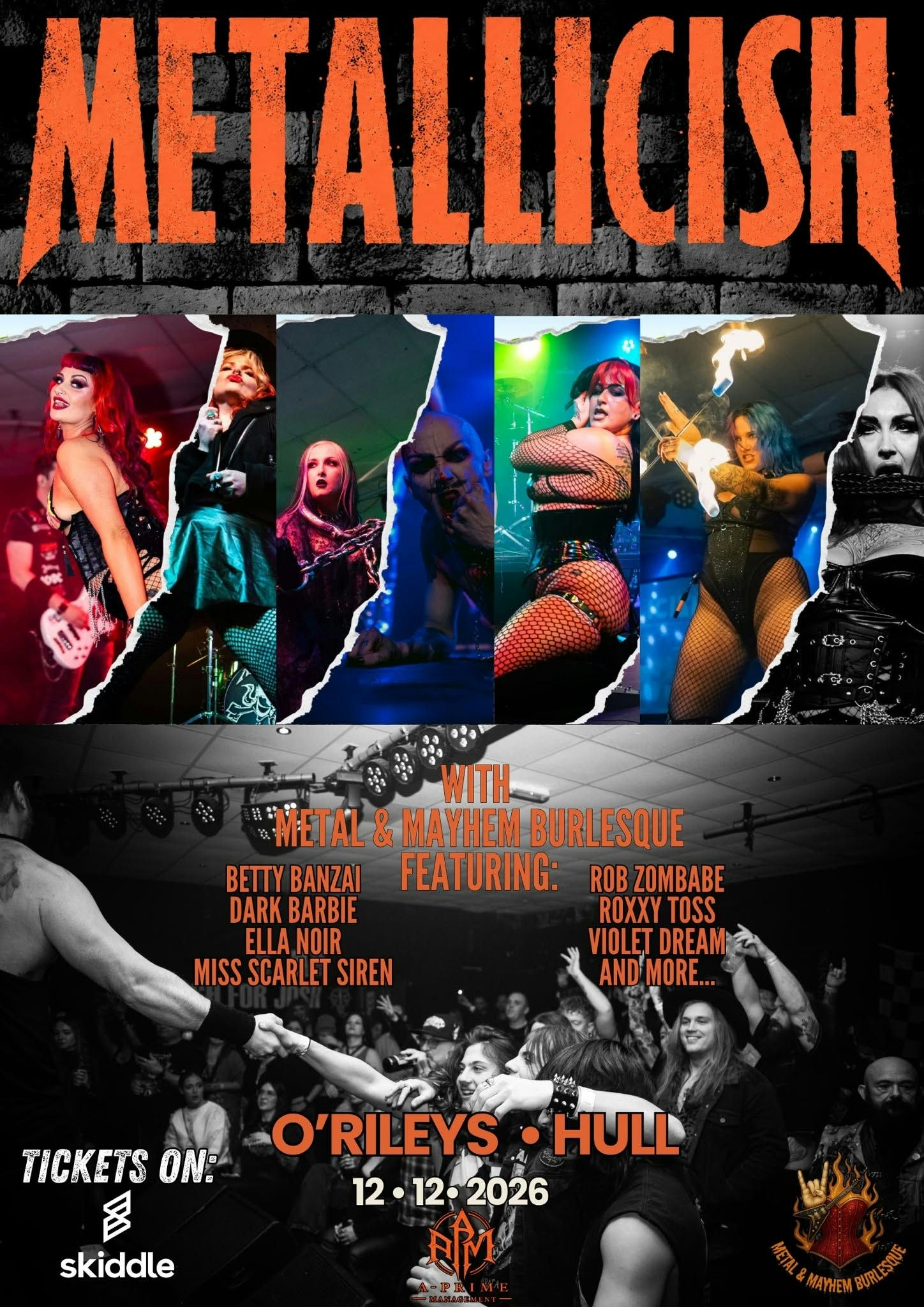 Picture of Metal & Mayhem Burlesque with Metalicish at O'Rileys