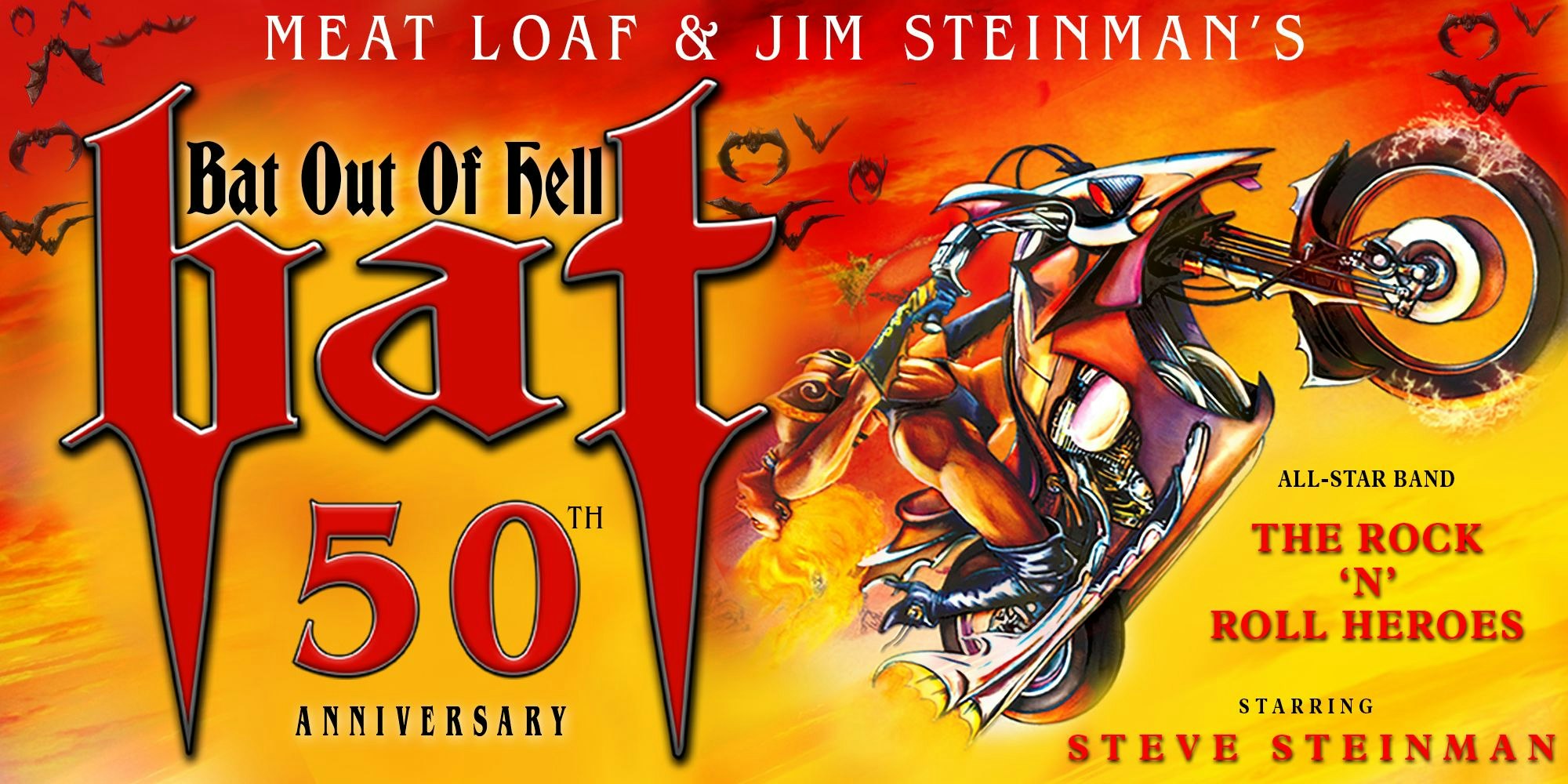 Steve Steinman's Bat! The Bat Out Of Hell 50th Anniversary Concert