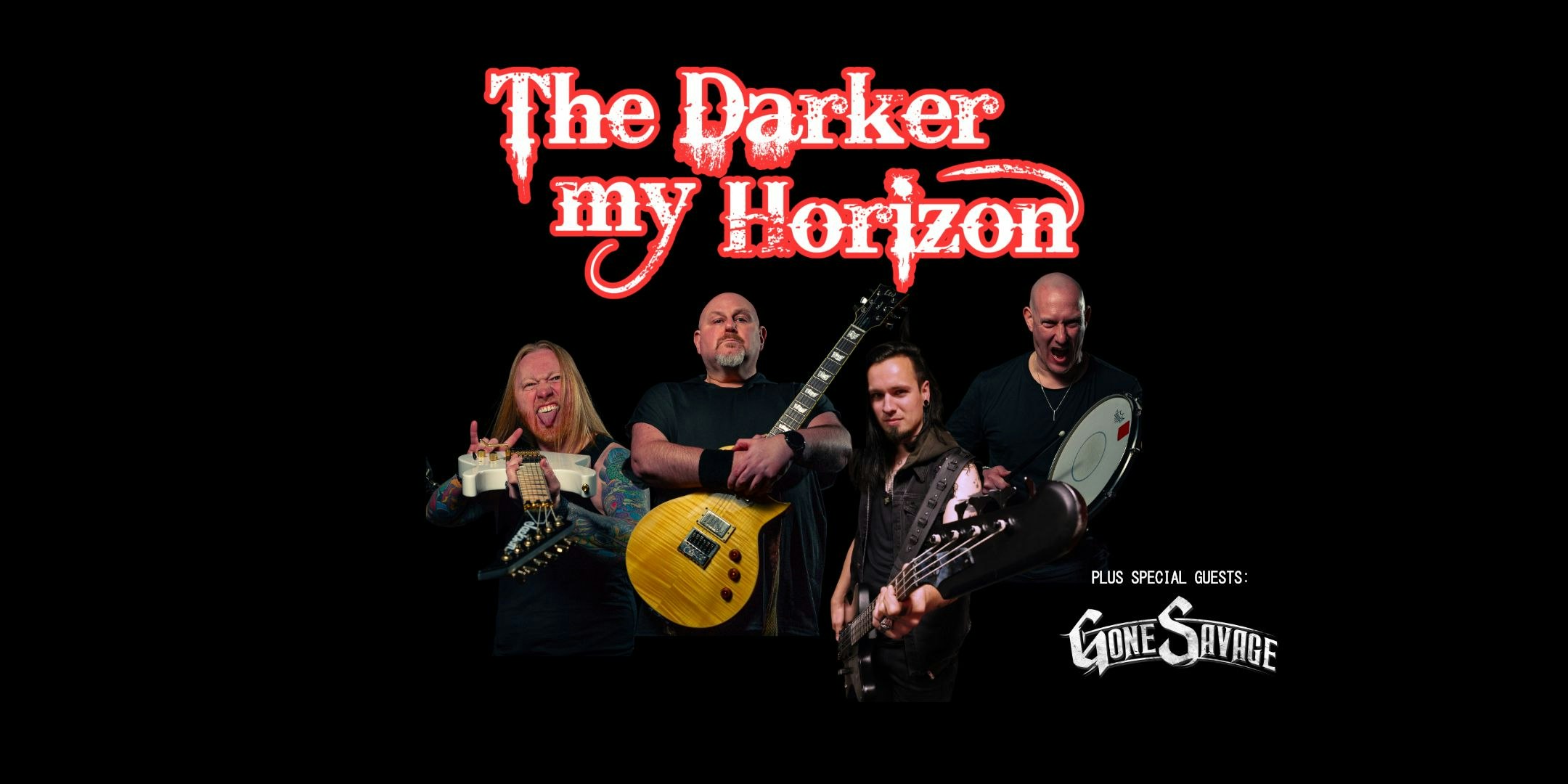 Picture of The Darker my Horizon Live Album Recording and Gone Savage at The Motorsport Lounge