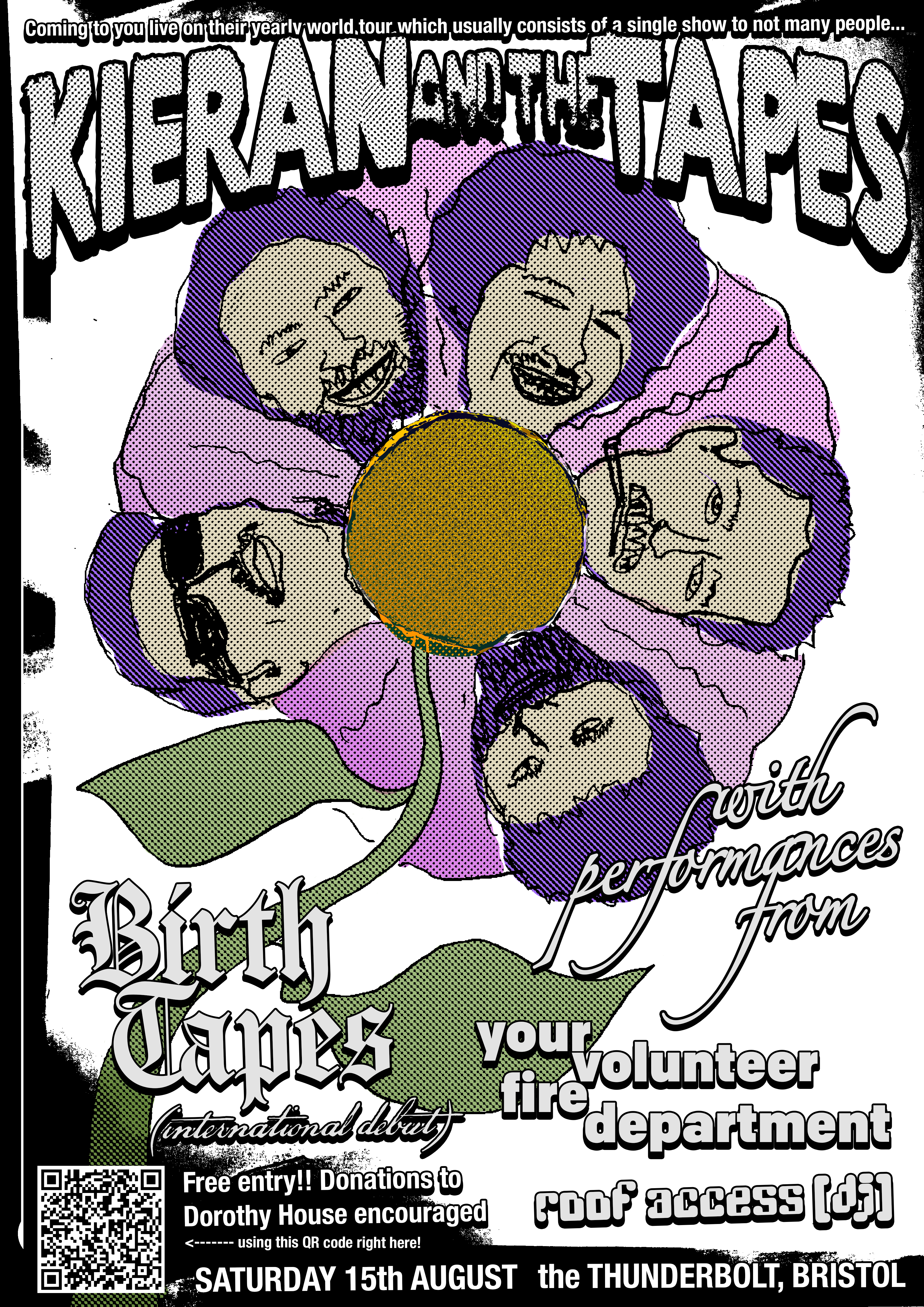 Picture of LAURA FEST 3: KIERAN AND THE TAPES + Birth Tapes + Your Volunteer Fire Department