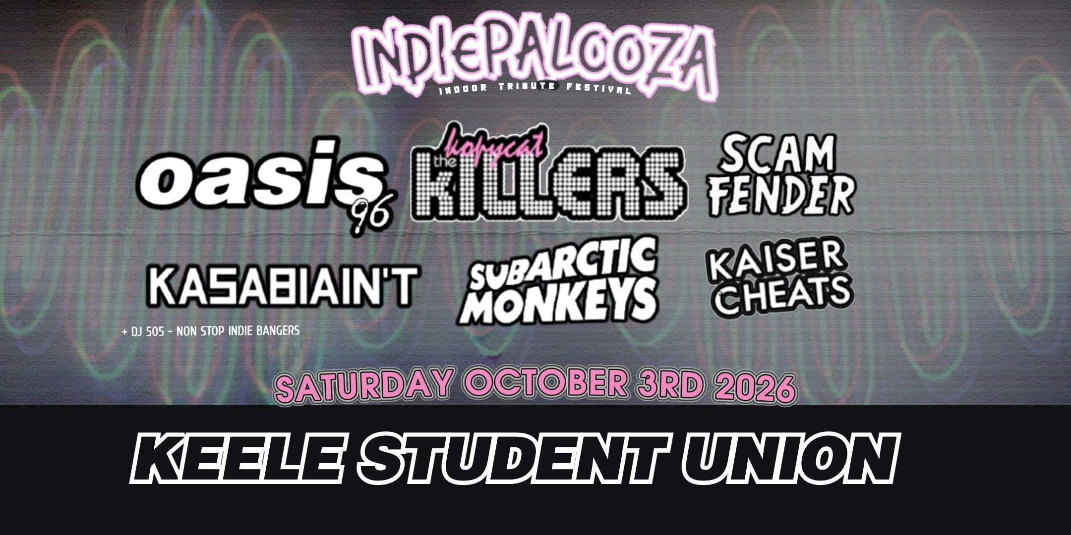 Indiepalooza - 6 Tributes Festival