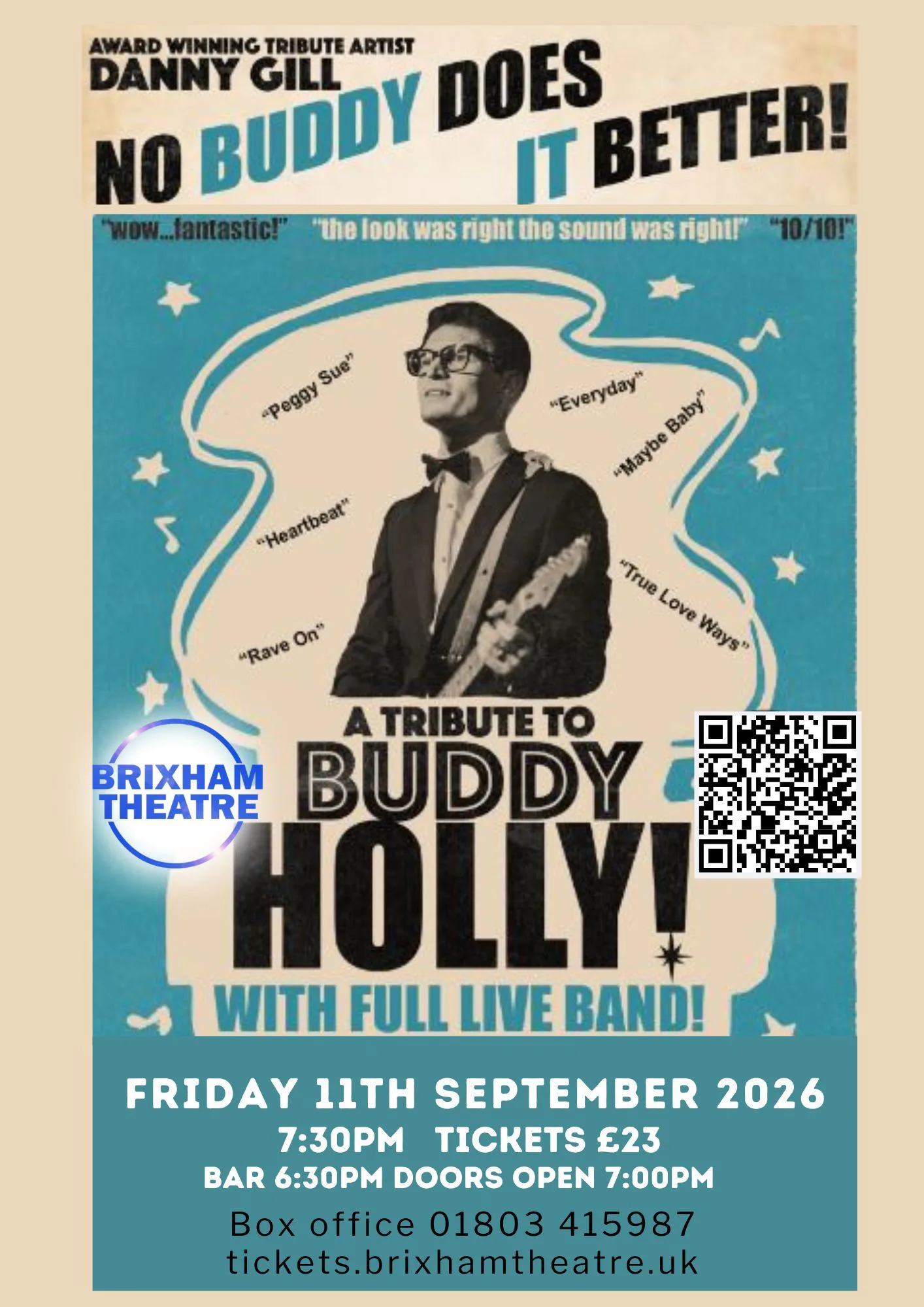 Picture of No Buddy Does It Better! - Buddy Holly & The Crickets Tribute