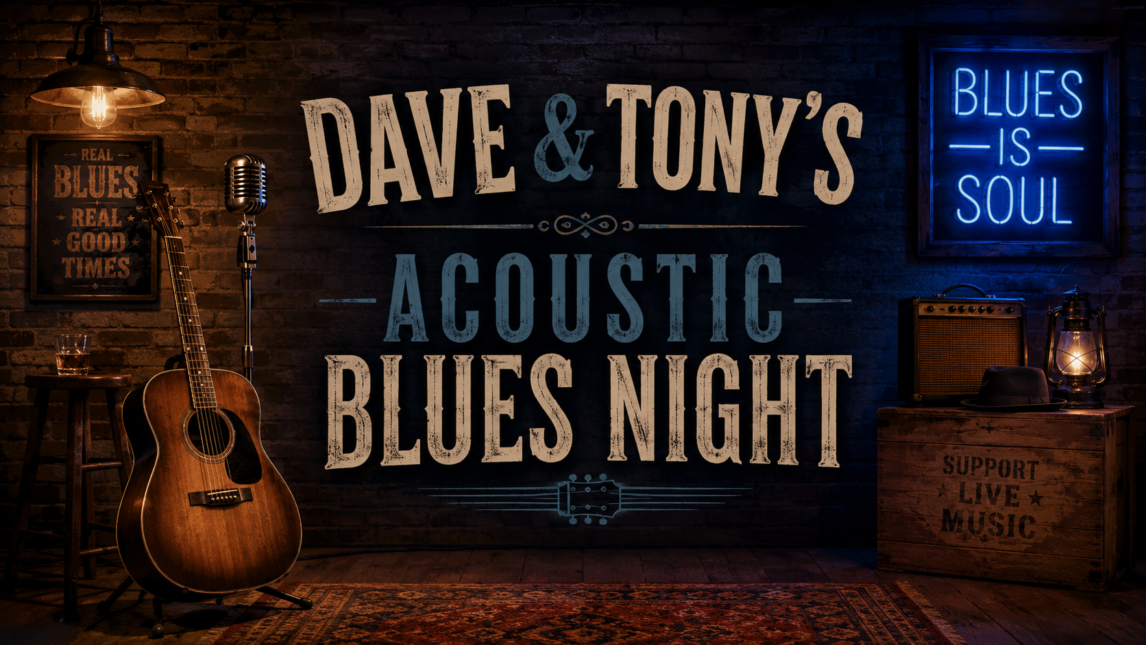 Picture of Dave & Tony's Acoustic Blues Session at The Earl Haig Club Bar