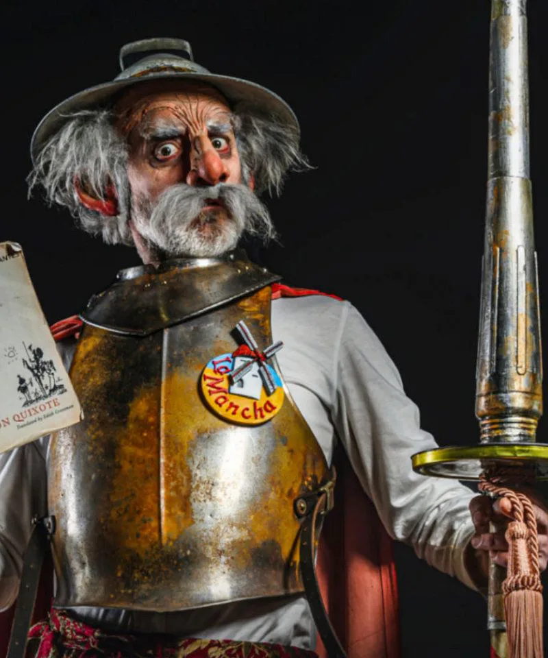 Picture of Don Quixote (is a really big book)