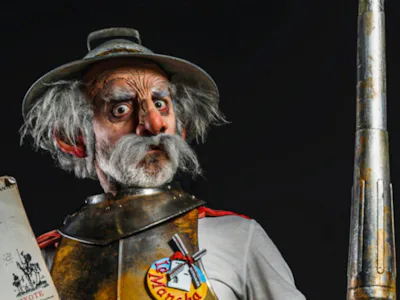 Picture of Don Quixote (is a really big book)