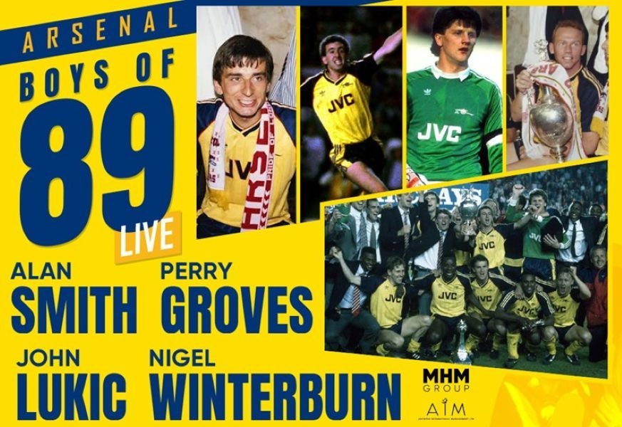 Arsenal legends Live - Boys Of '89