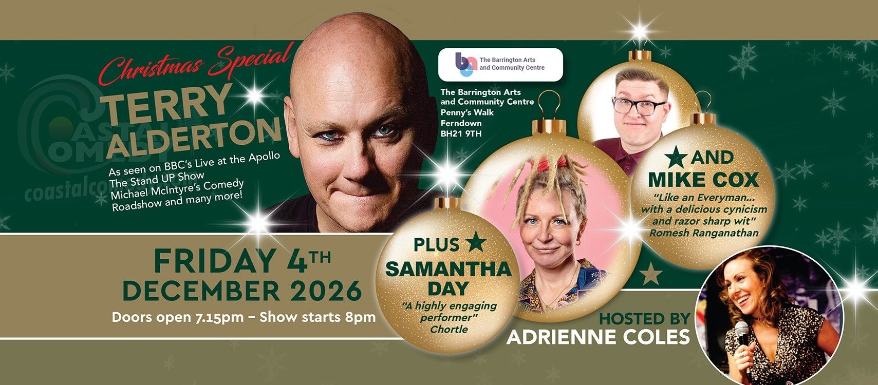 The Coastal Comedy Christmas Special with Terry Alderton