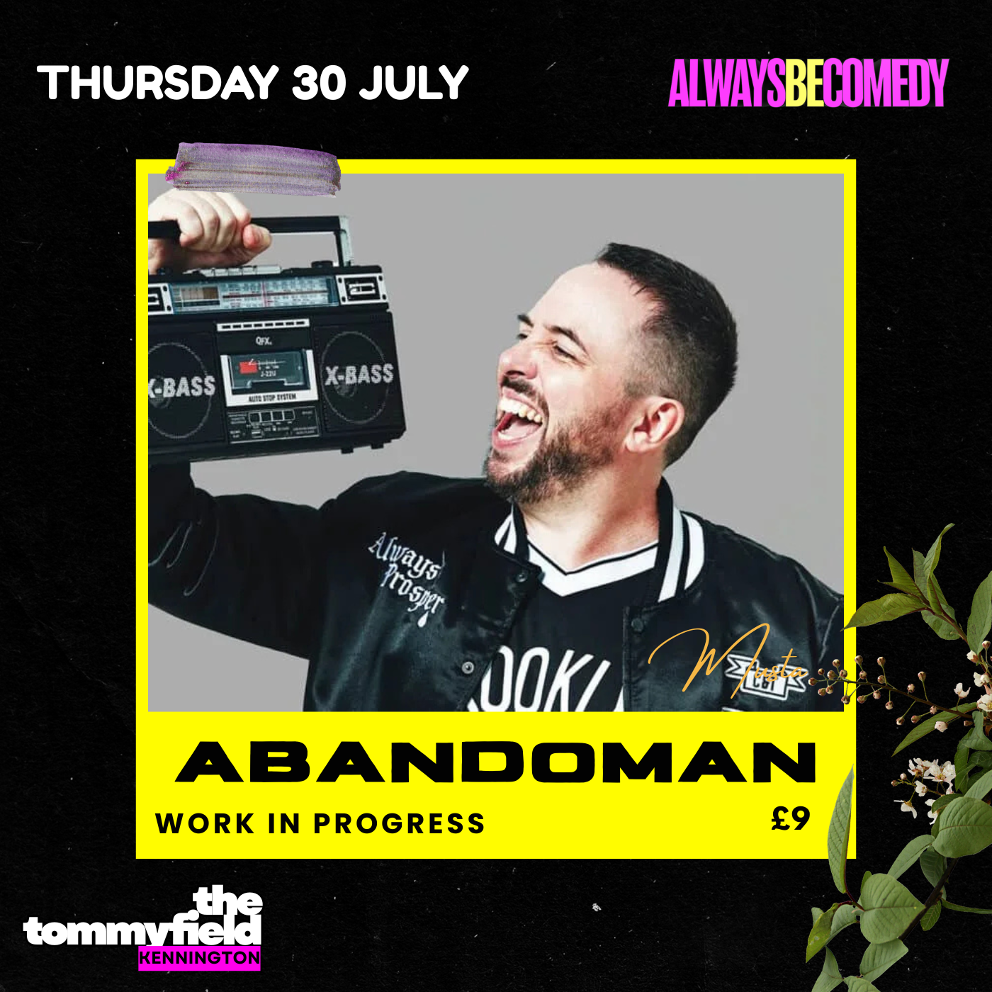 Picture of Always Be Comedy: Abandoman work in progress