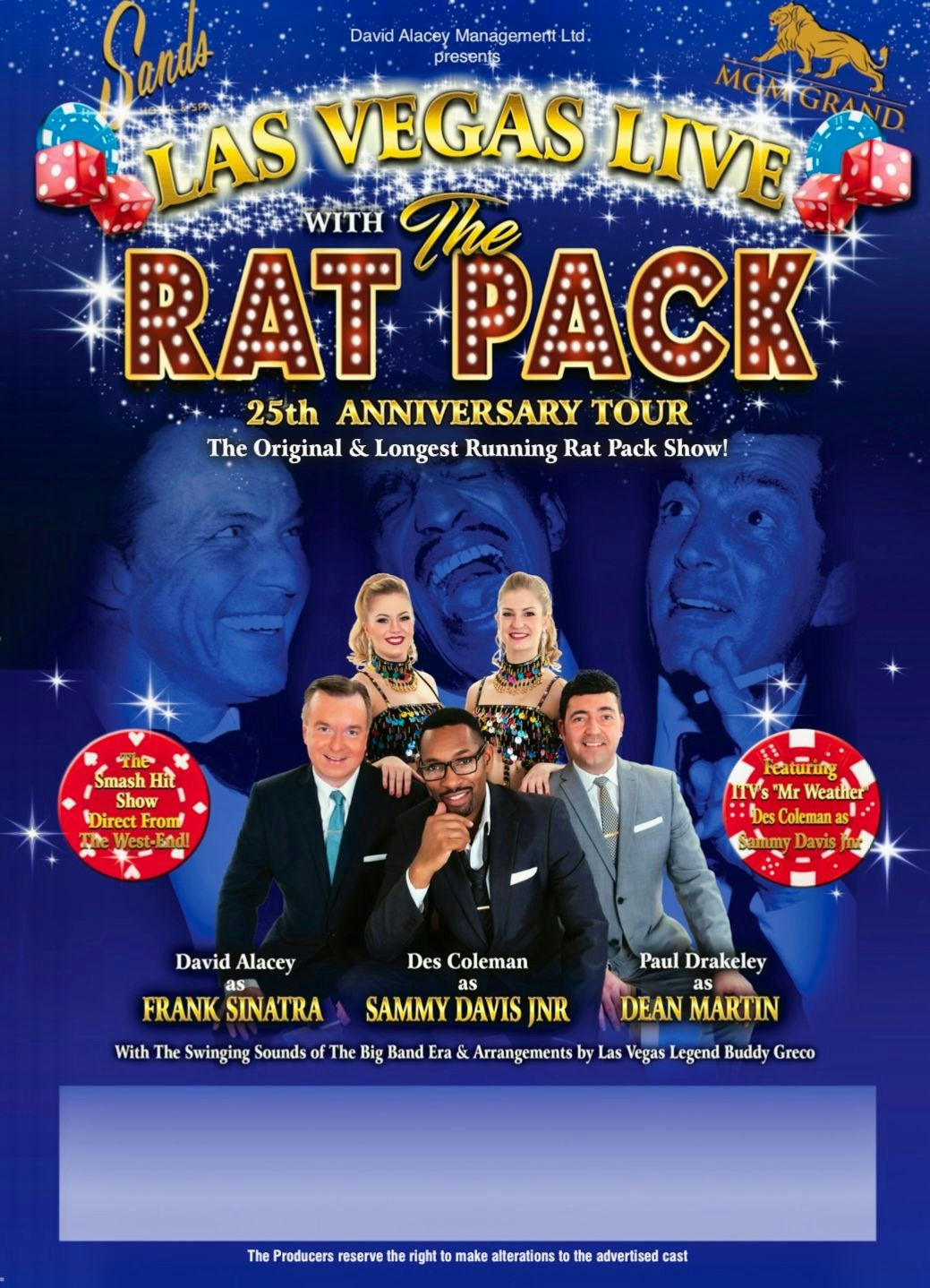 The Rat Pack tour dates & tickets 2025 Ents24