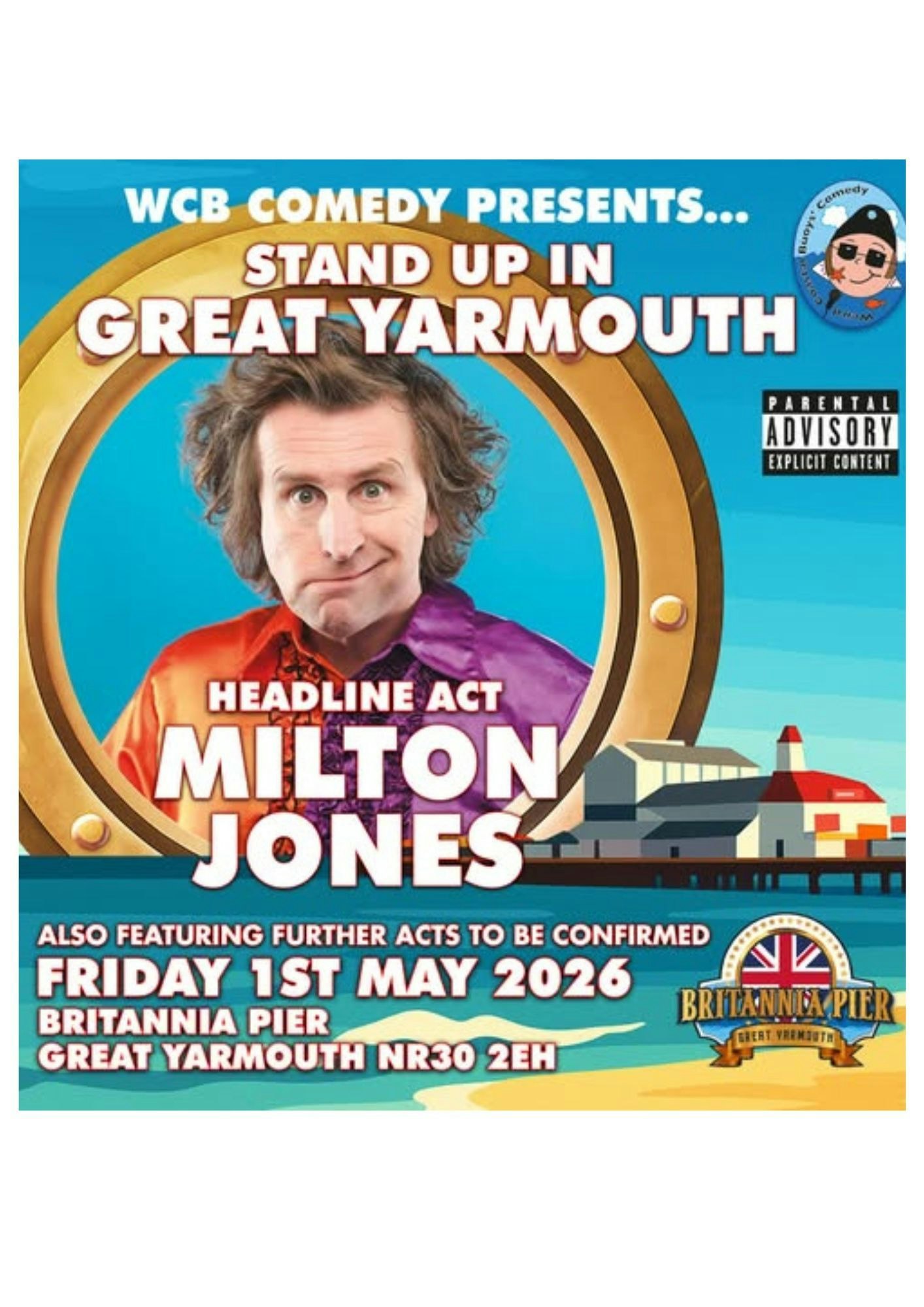 WCB Comedy Special- Headliner Milton Jones